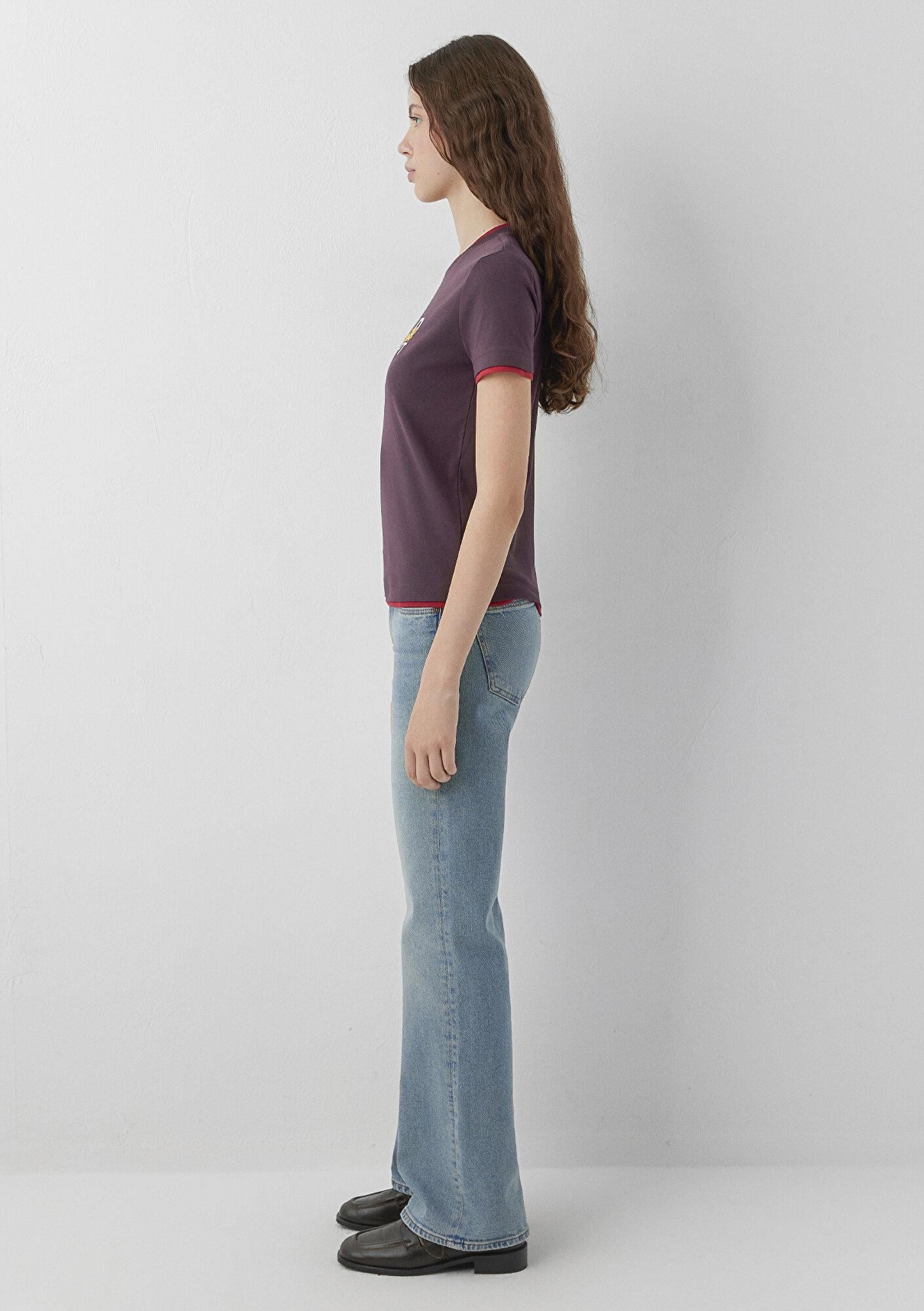 Mavi Garfield Baskılı Tişört Slim Fit / Dar Kesim 1620186-70223