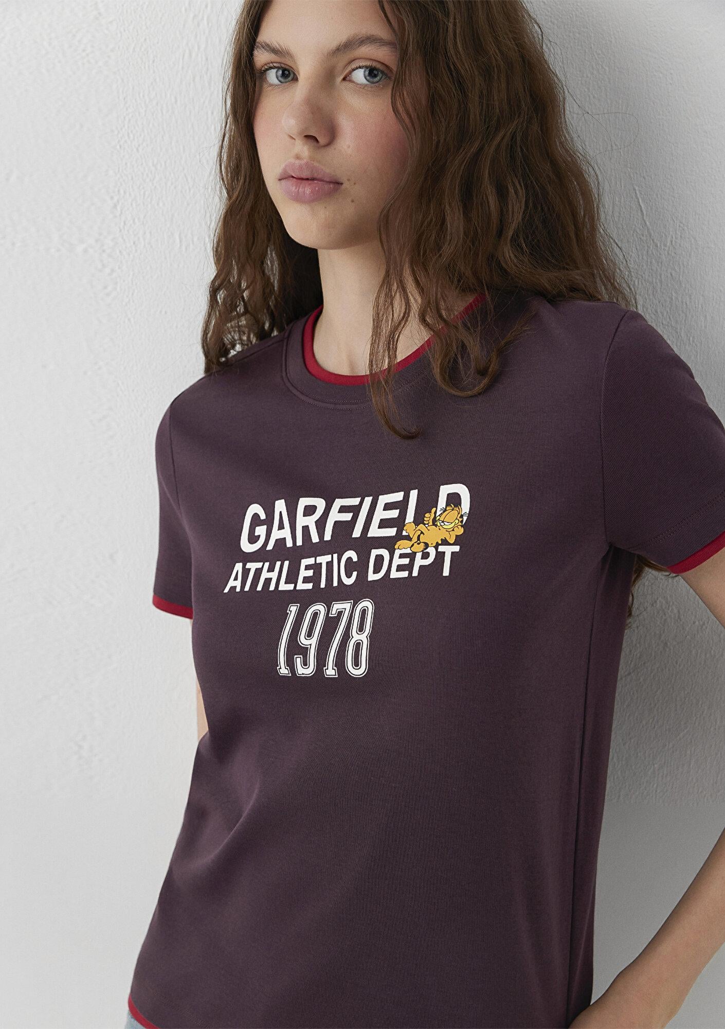 Mavi Garfield Baskılı Tişört Slim Fit / Dar Kesim 1620186-70223