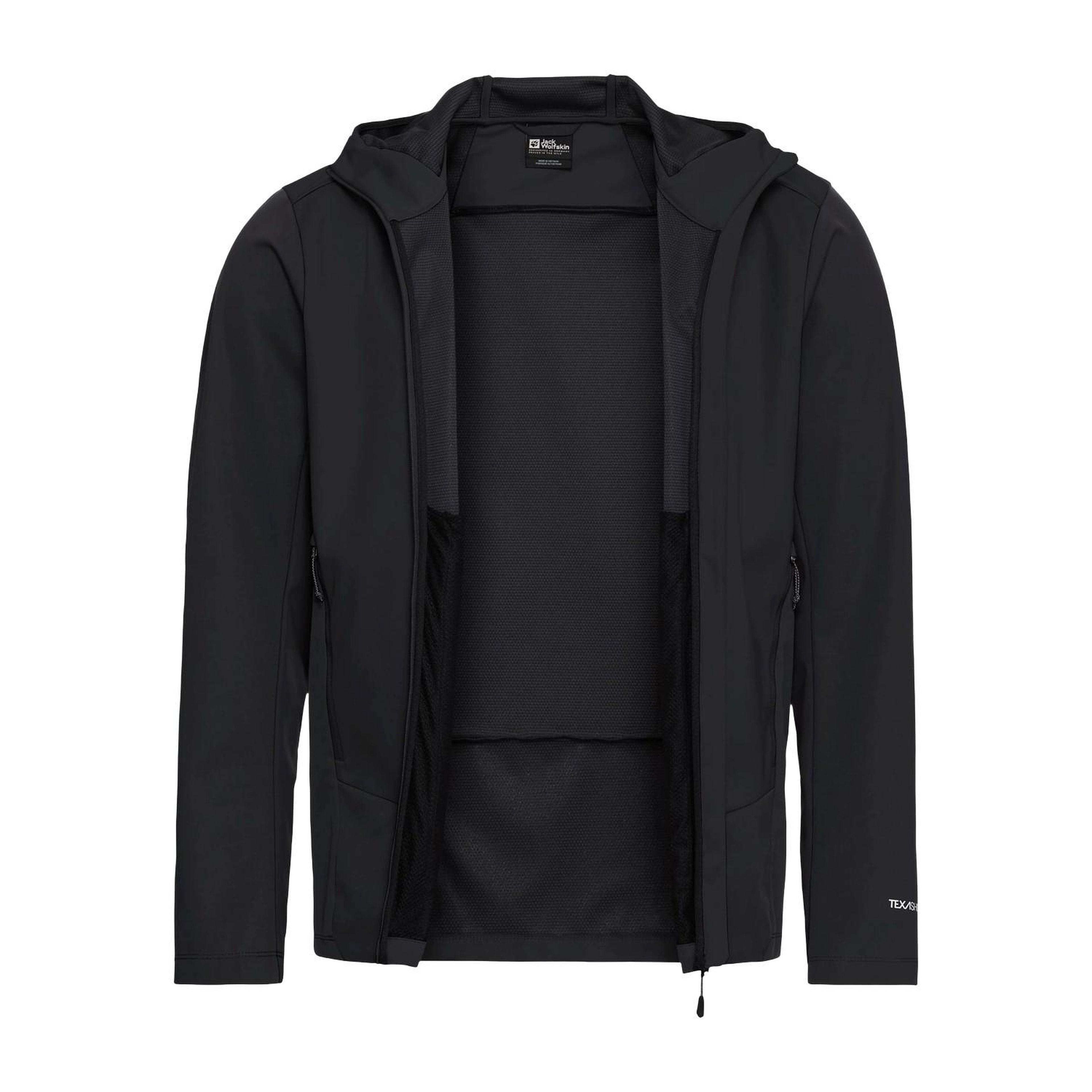 Jack Wolfskin Skyvail Erkek Siyah Softshell