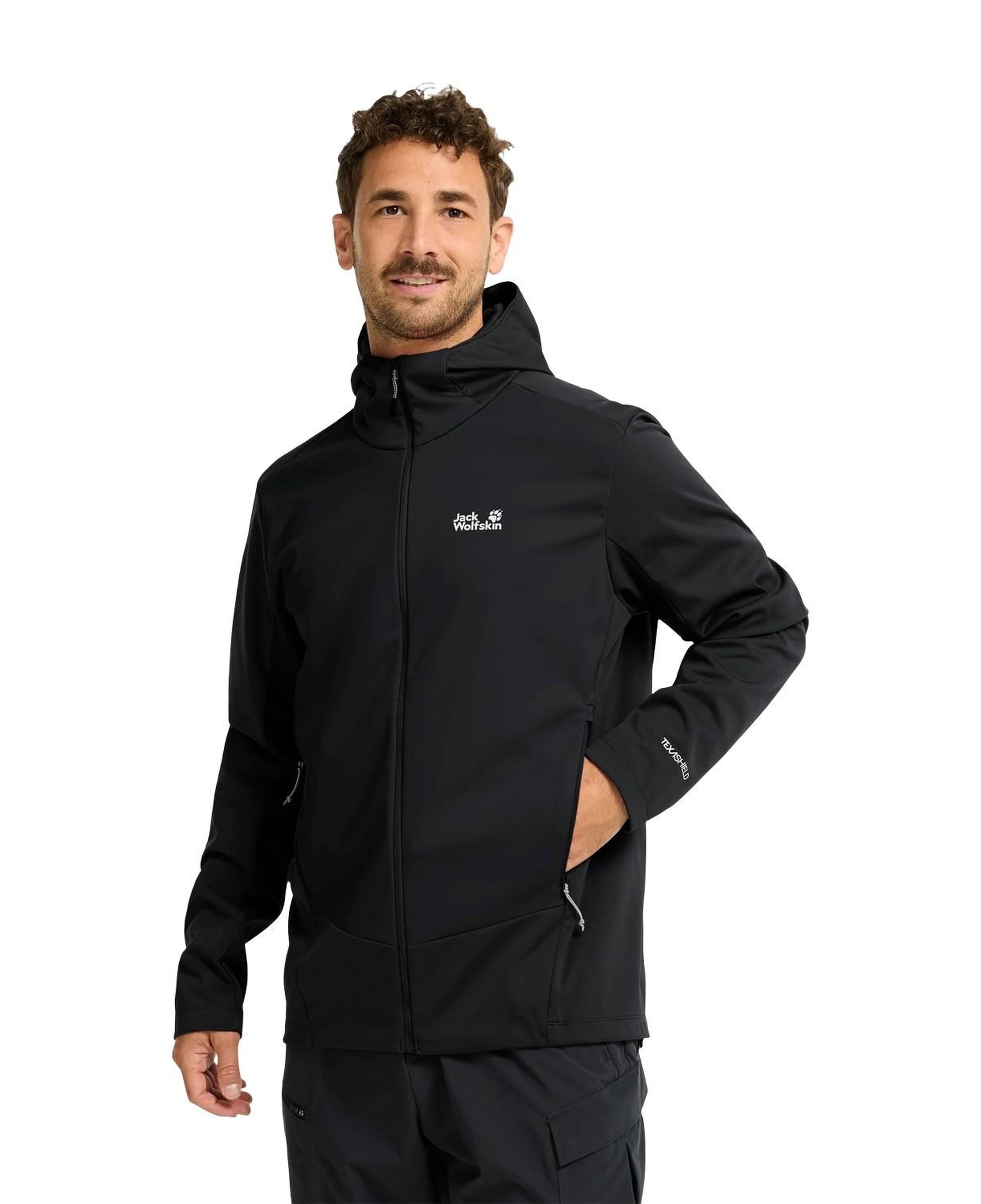 Jack Wolfskin Skyvail Erkek Siyah Softshell
