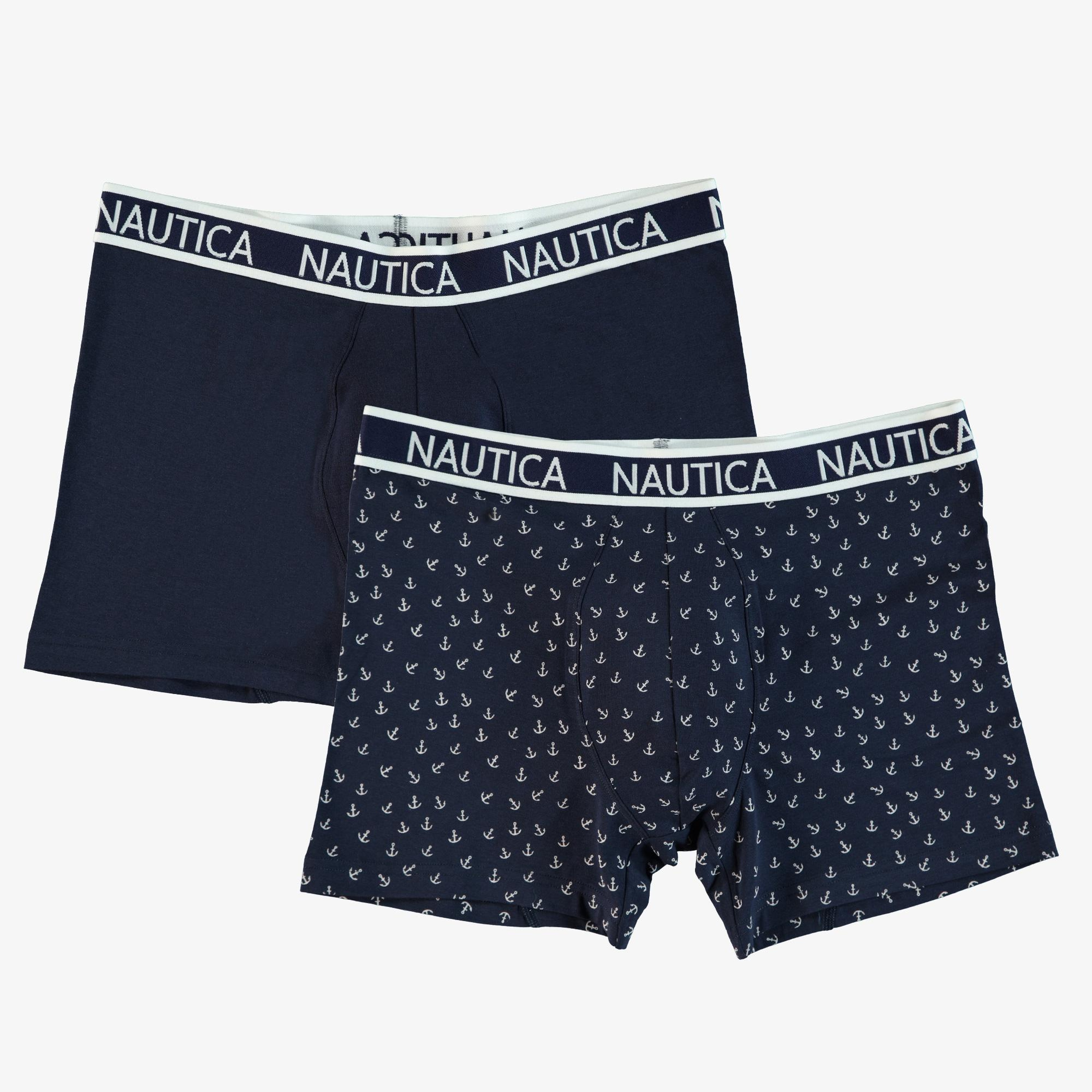 Nautica Erkek Lacivert 2li Modal Karışımlı Boxer