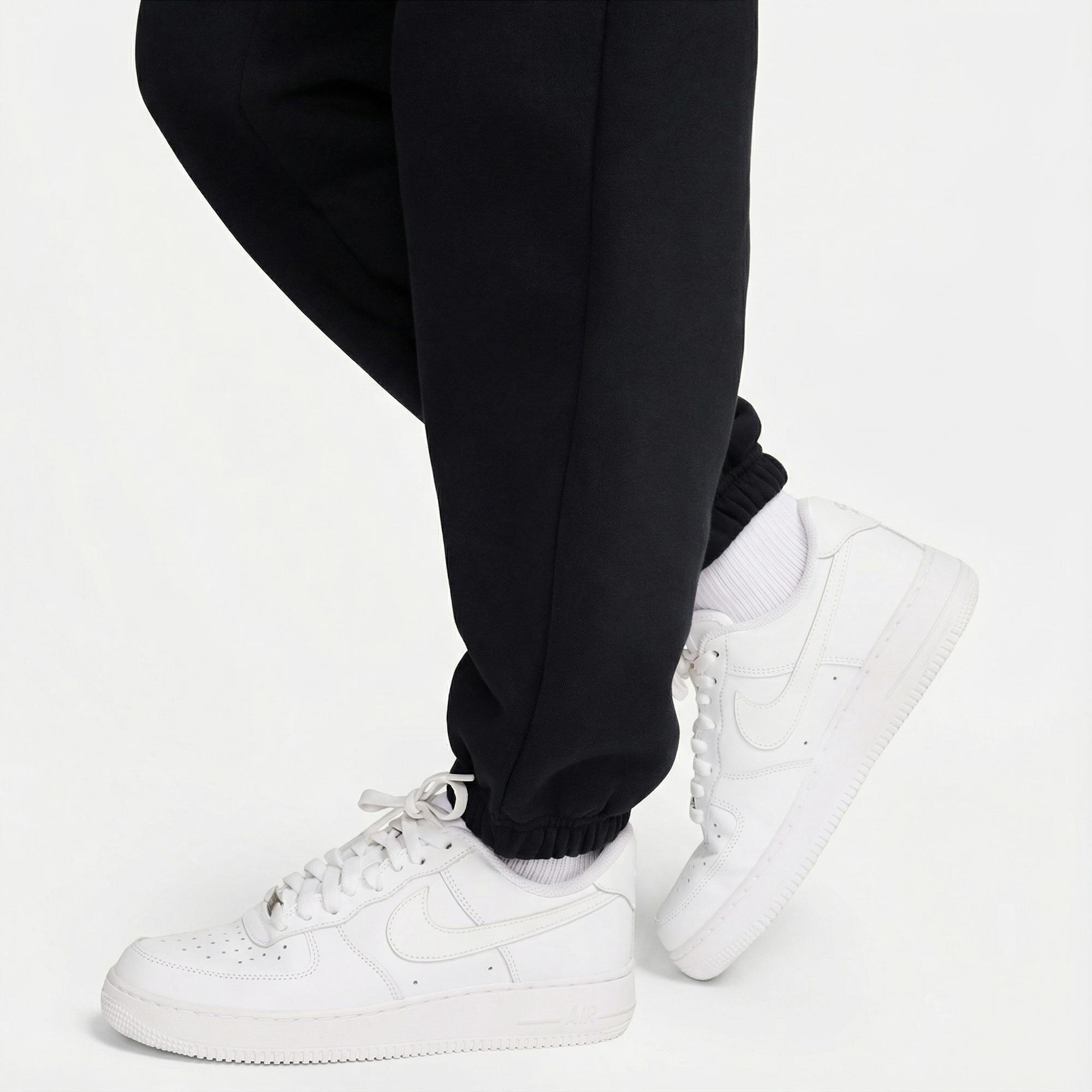 Nike Sportswear Phoenix Fleece High Rise Kadın Siyah Eşofman Altı