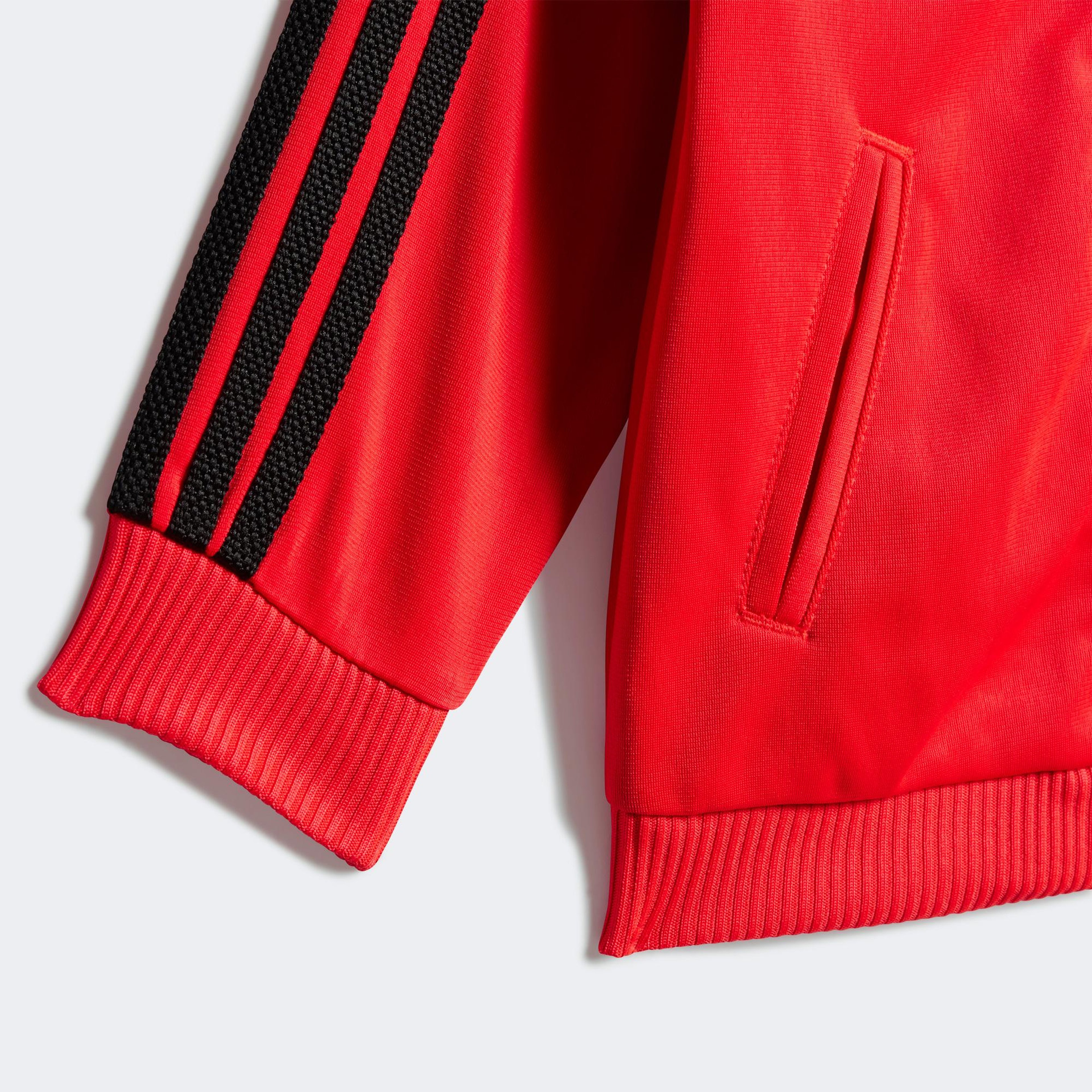 adidas Firebird Çocuk Kırmızı Eşofman Takımı