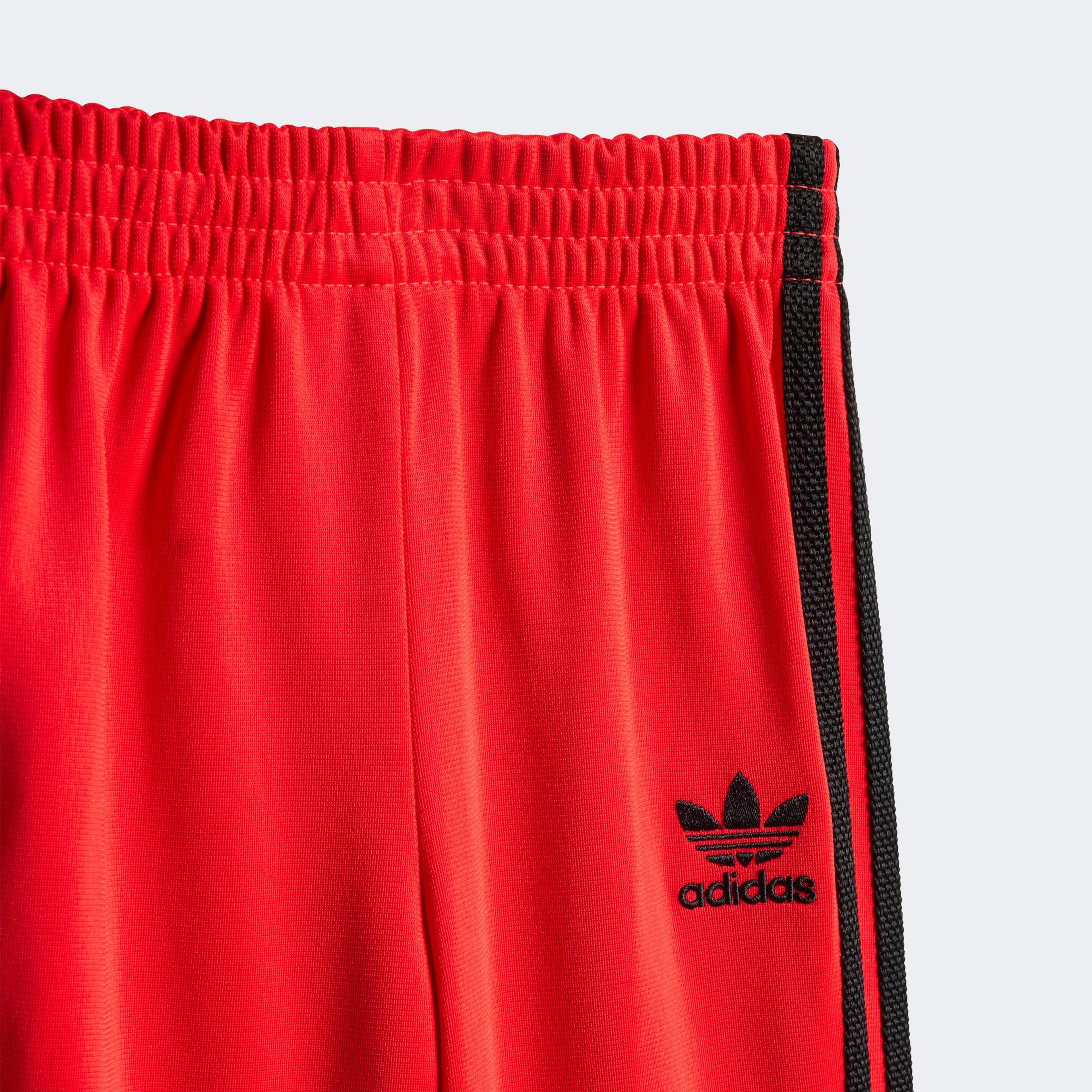 adidas Firebird Çocuk Kırmızı Eşofman Takımı