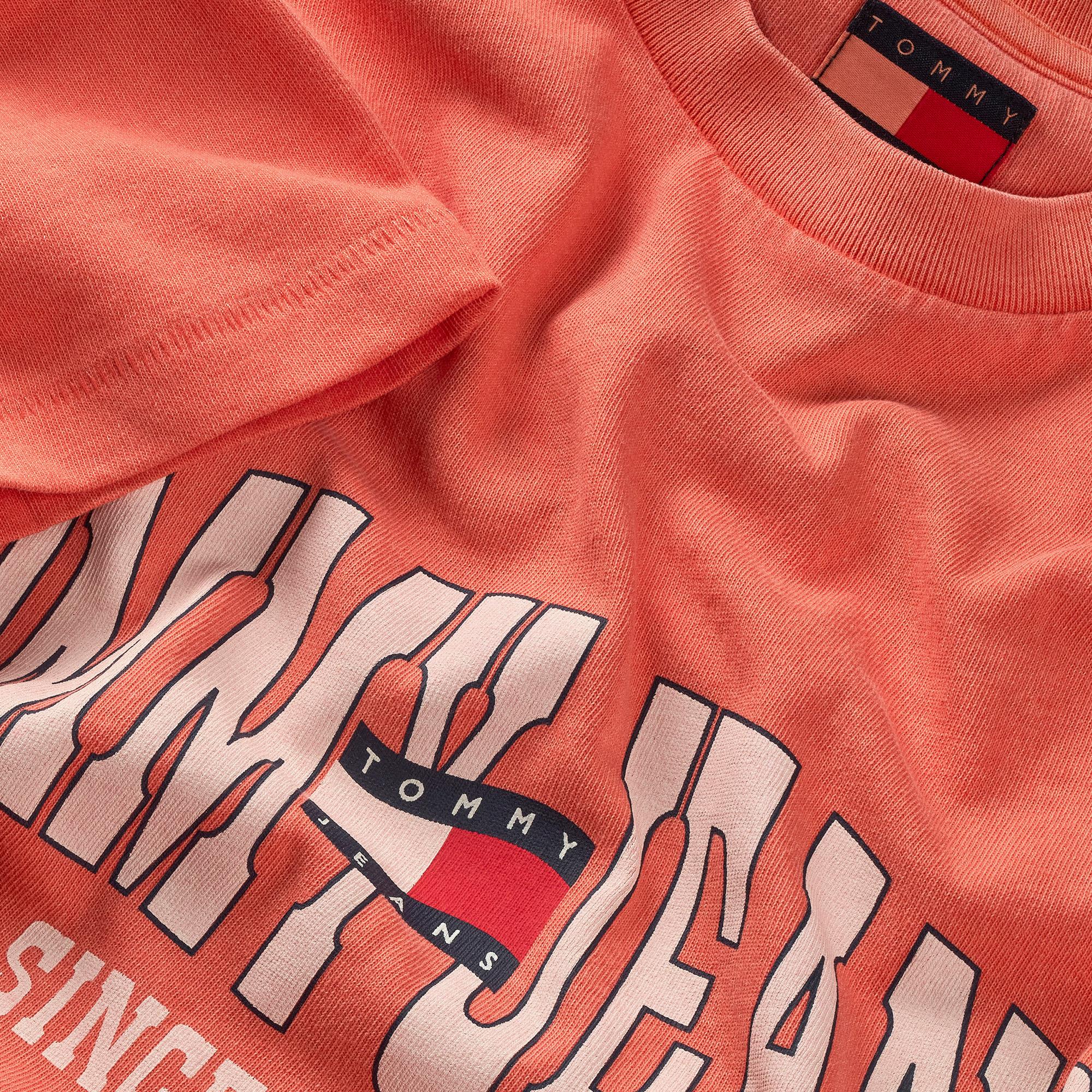 Tommy Hilfiger Dna Graphics Erkek Kırmızı T-Shirt