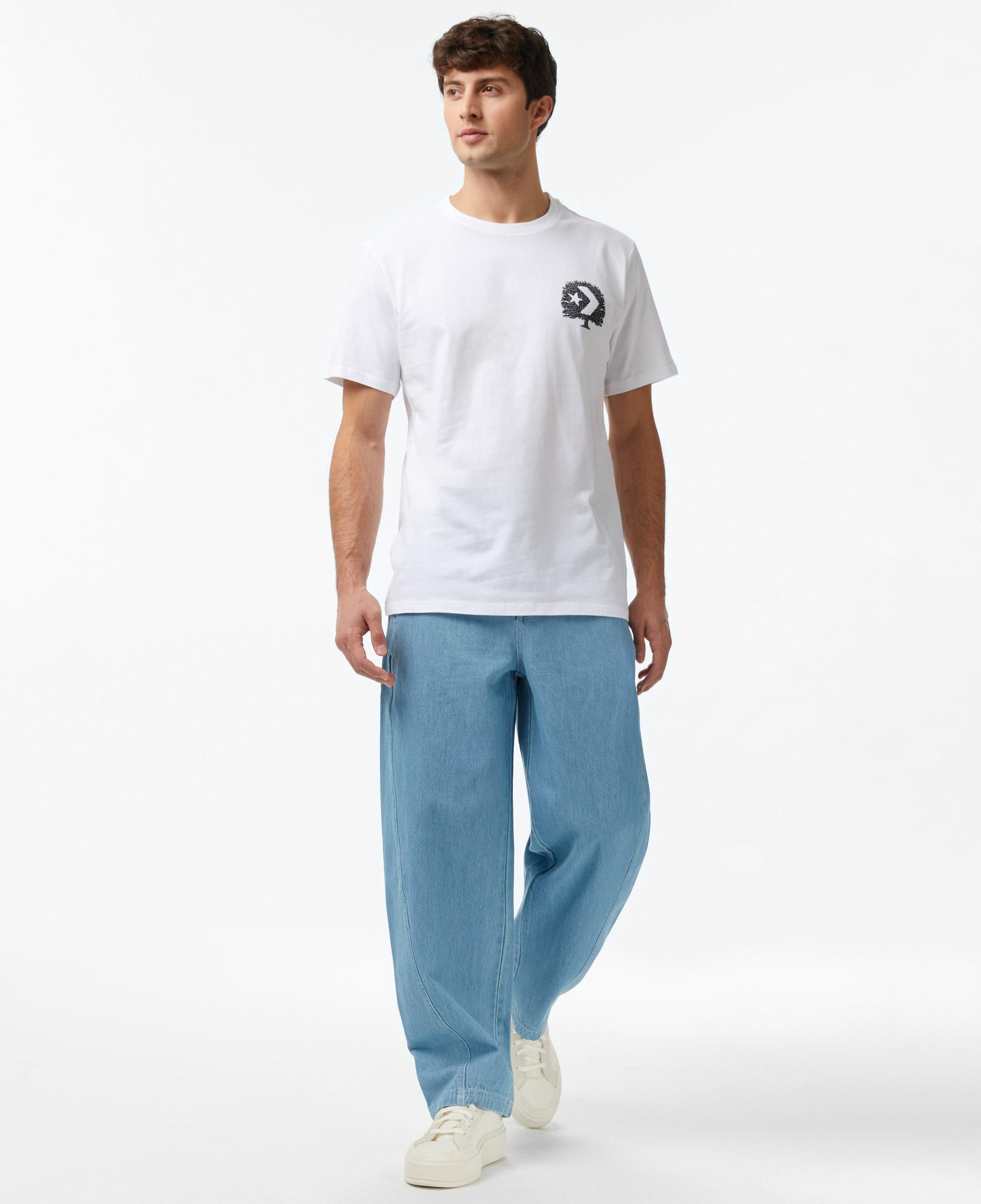 Converse Think Outside Erkek Beyaz T-Shirt