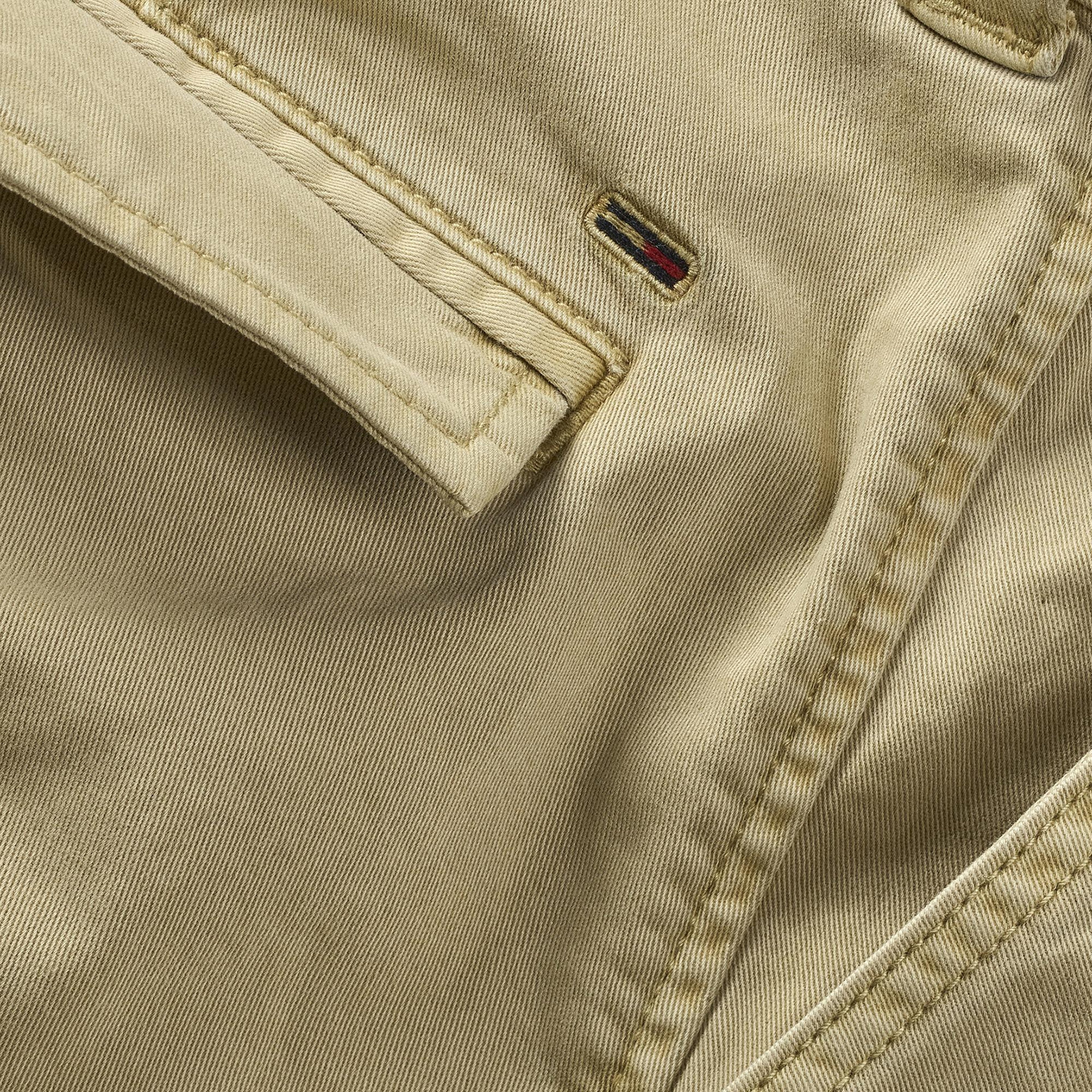 Tommy Jeans Mini Front Pleats Kadın Bej Etek