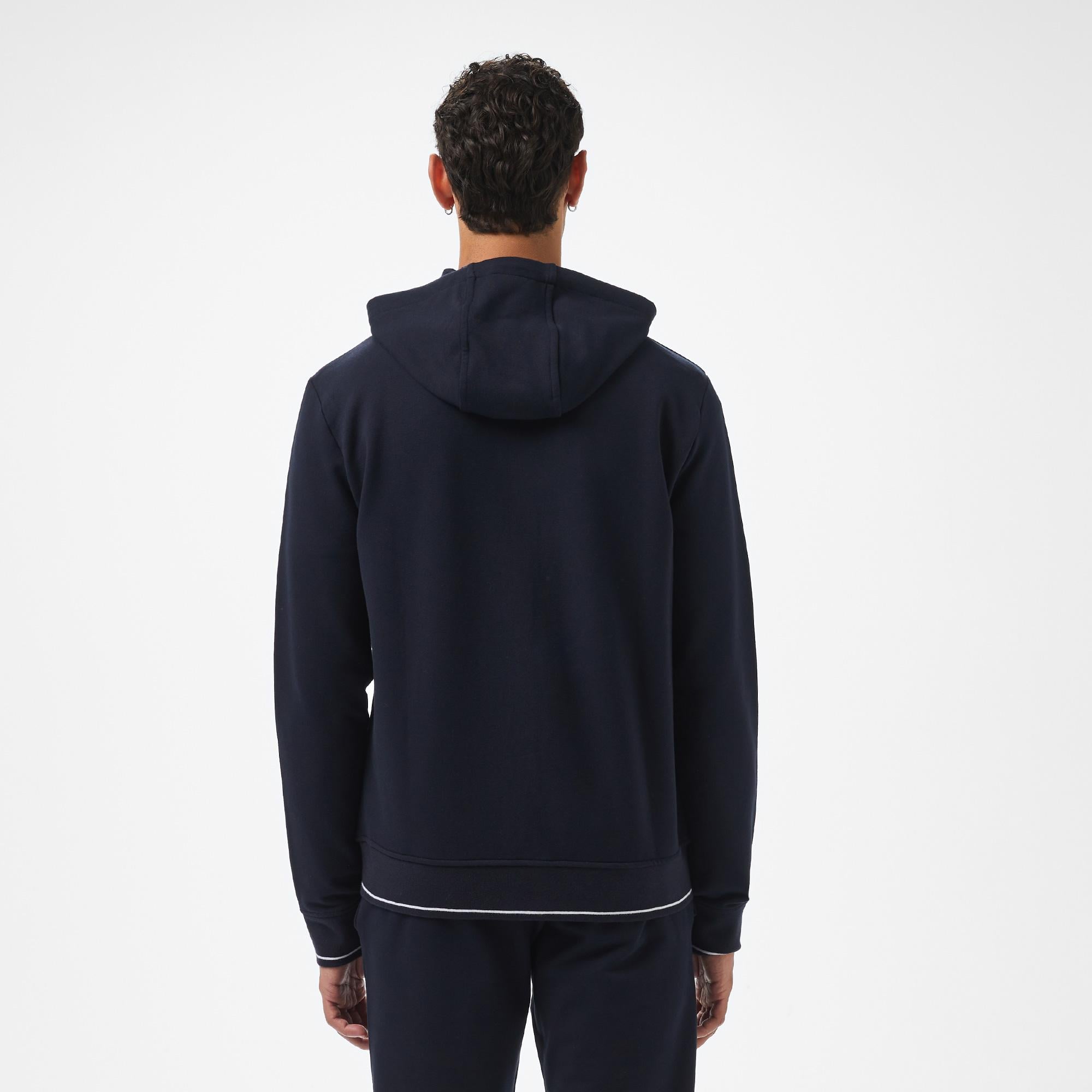 Armani Exchange Erkek Lacivert Fermuarlı Sweatshirt