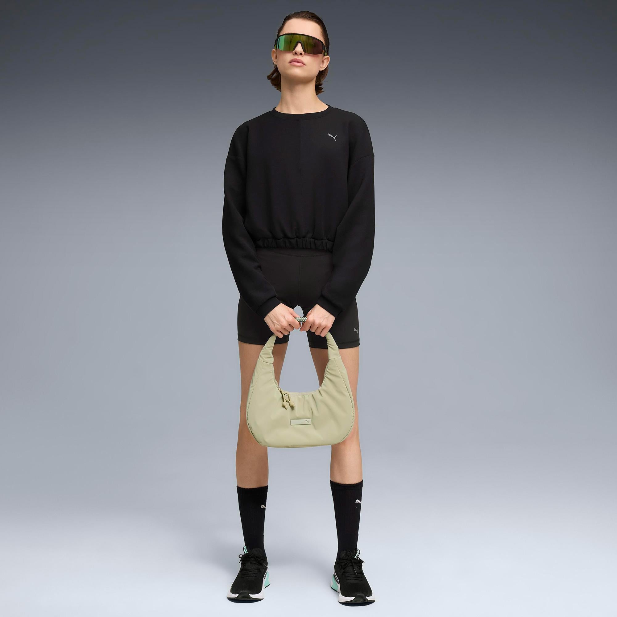 Puma Cloudspun Crew Kadın Siyah Sweatshirt