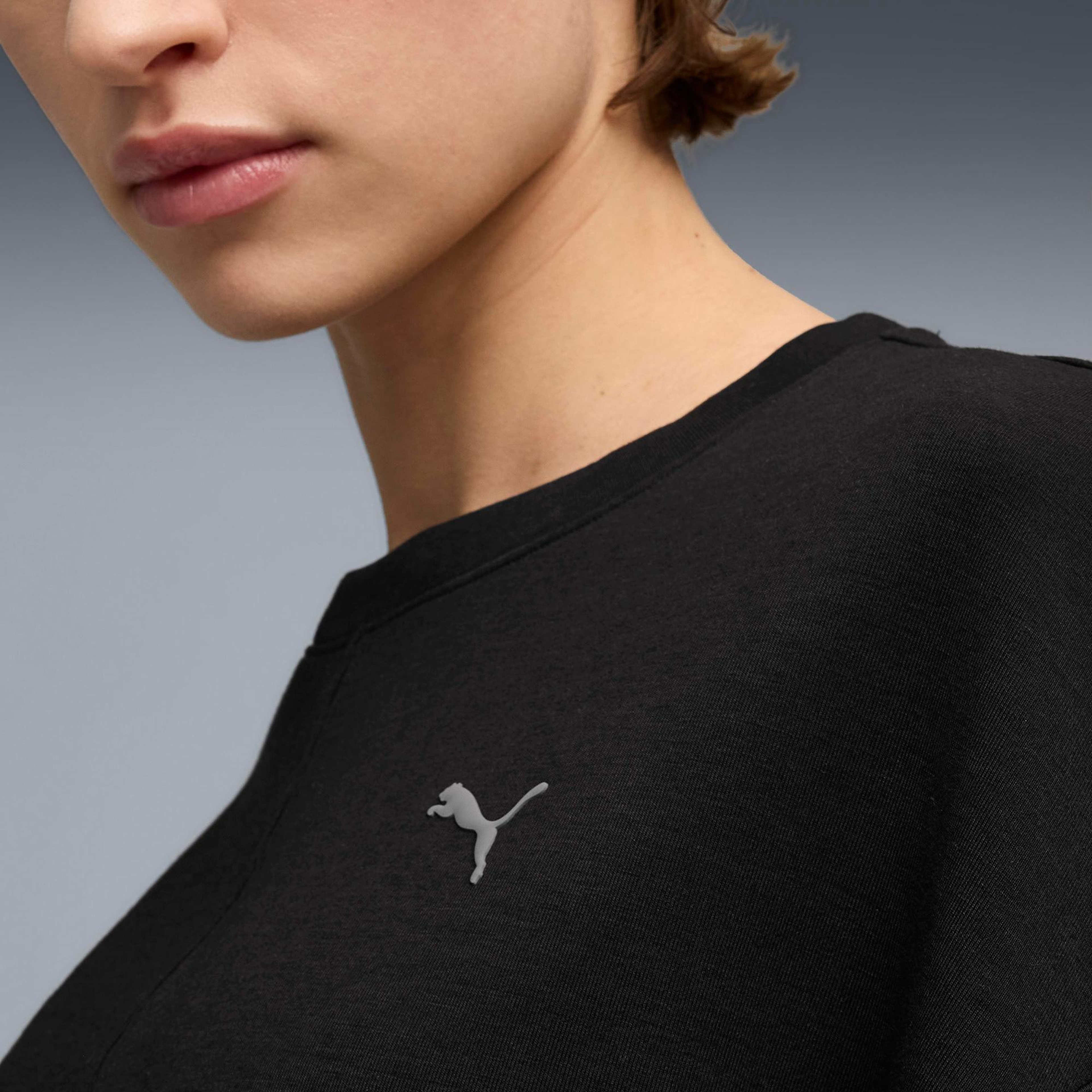 Puma Cloudspun Crew Kadın Siyah Sweatshirt