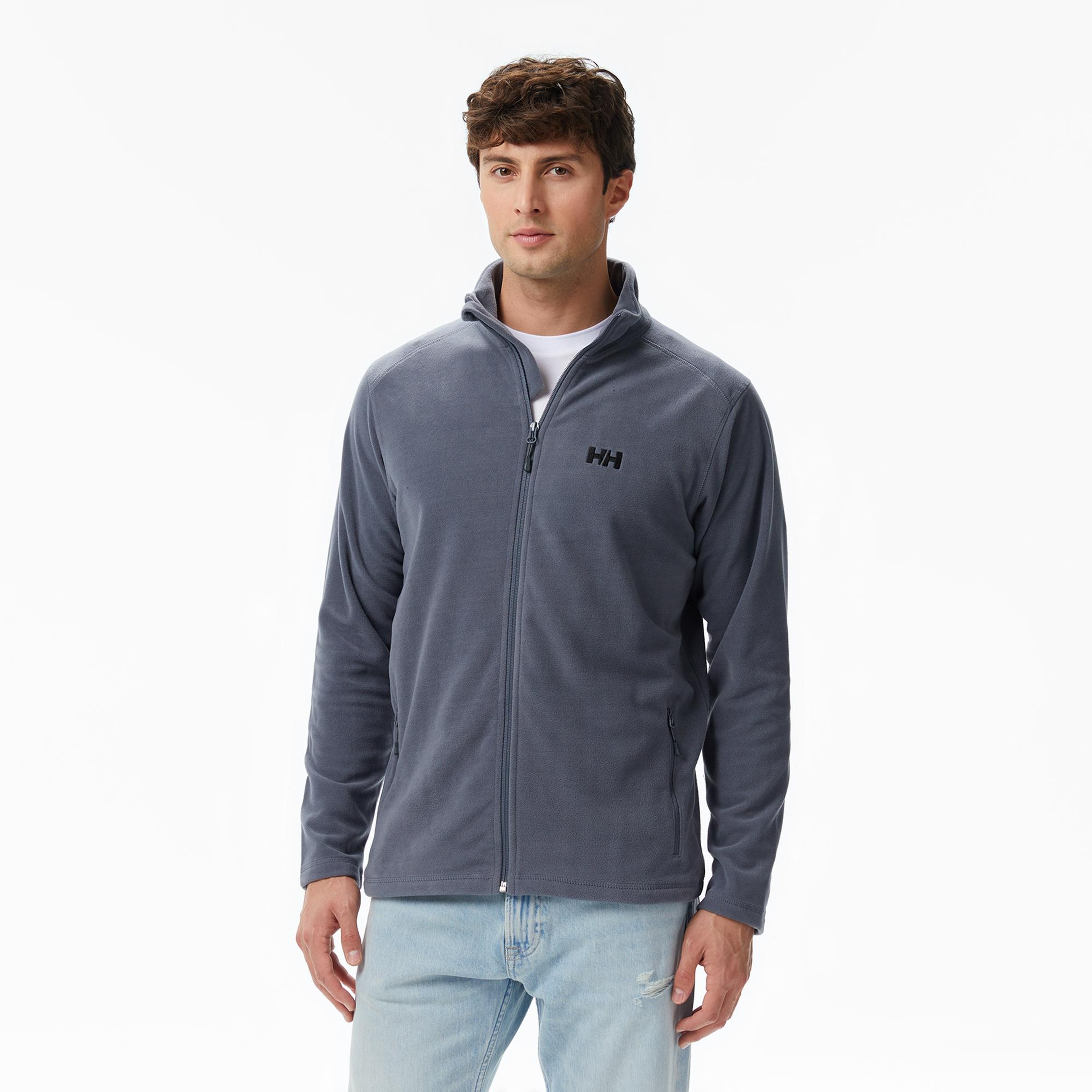 Helly Hansen Fullzip Polar Erkek Gri Ceket
