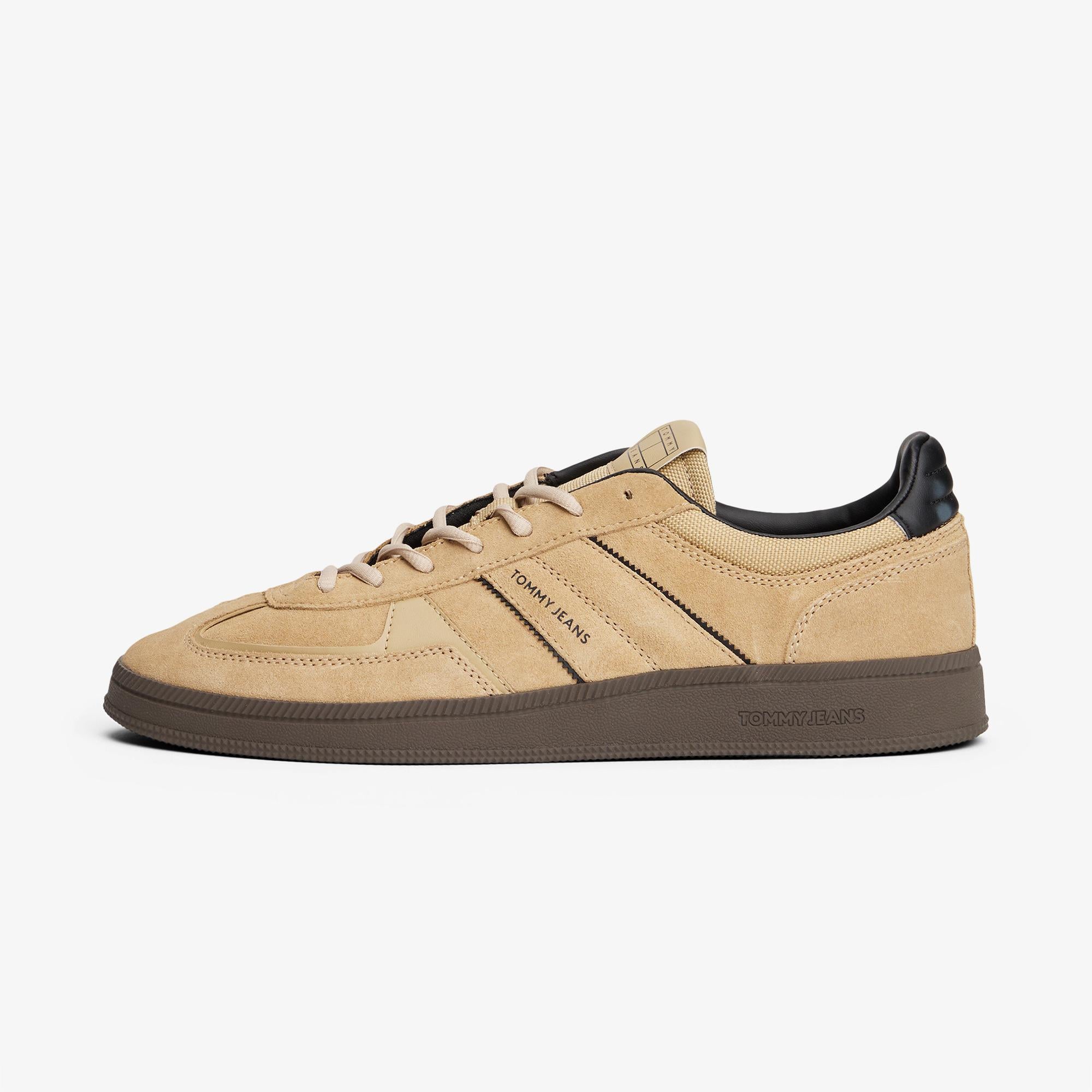 Tommy Hilfiger Greenwich Edge Suede Unisex Bej Spor Ayakkabı