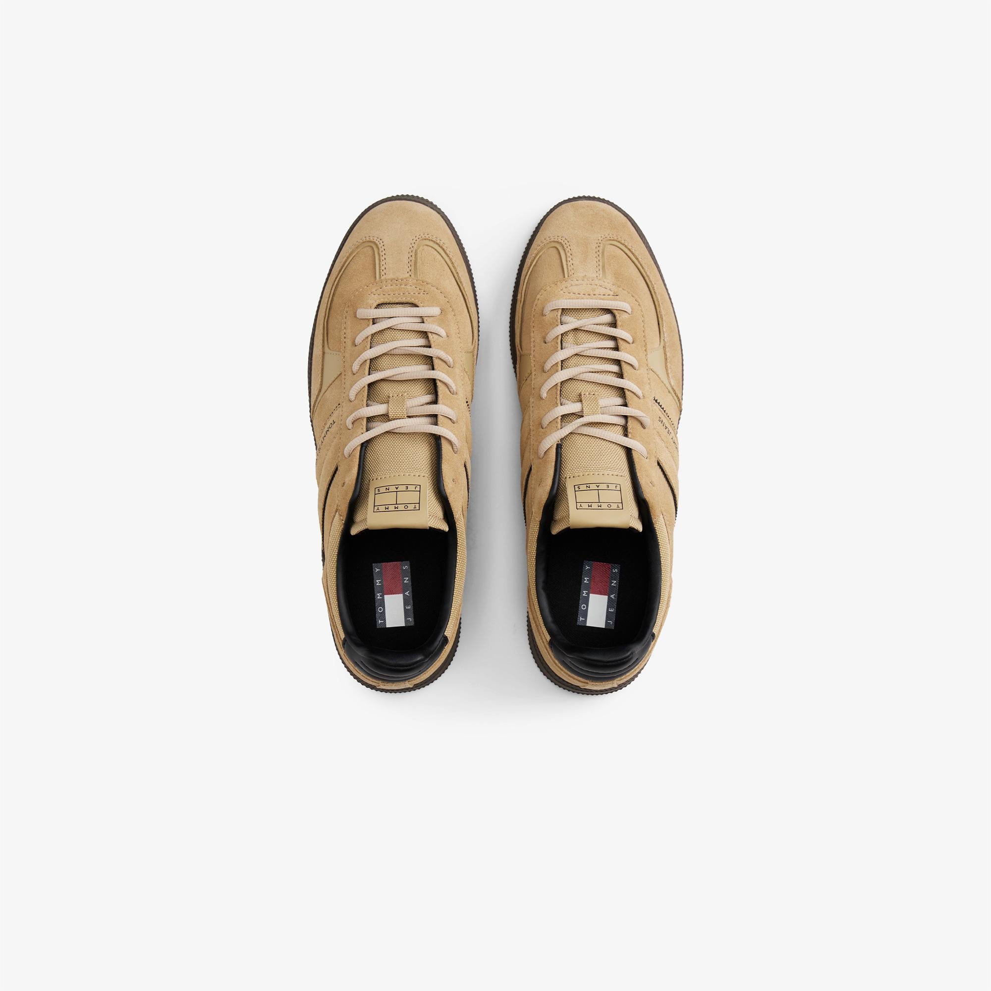 Tommy Hilfiger Greenwich Edge Suede Unisex Bej Spor Ayakkabı