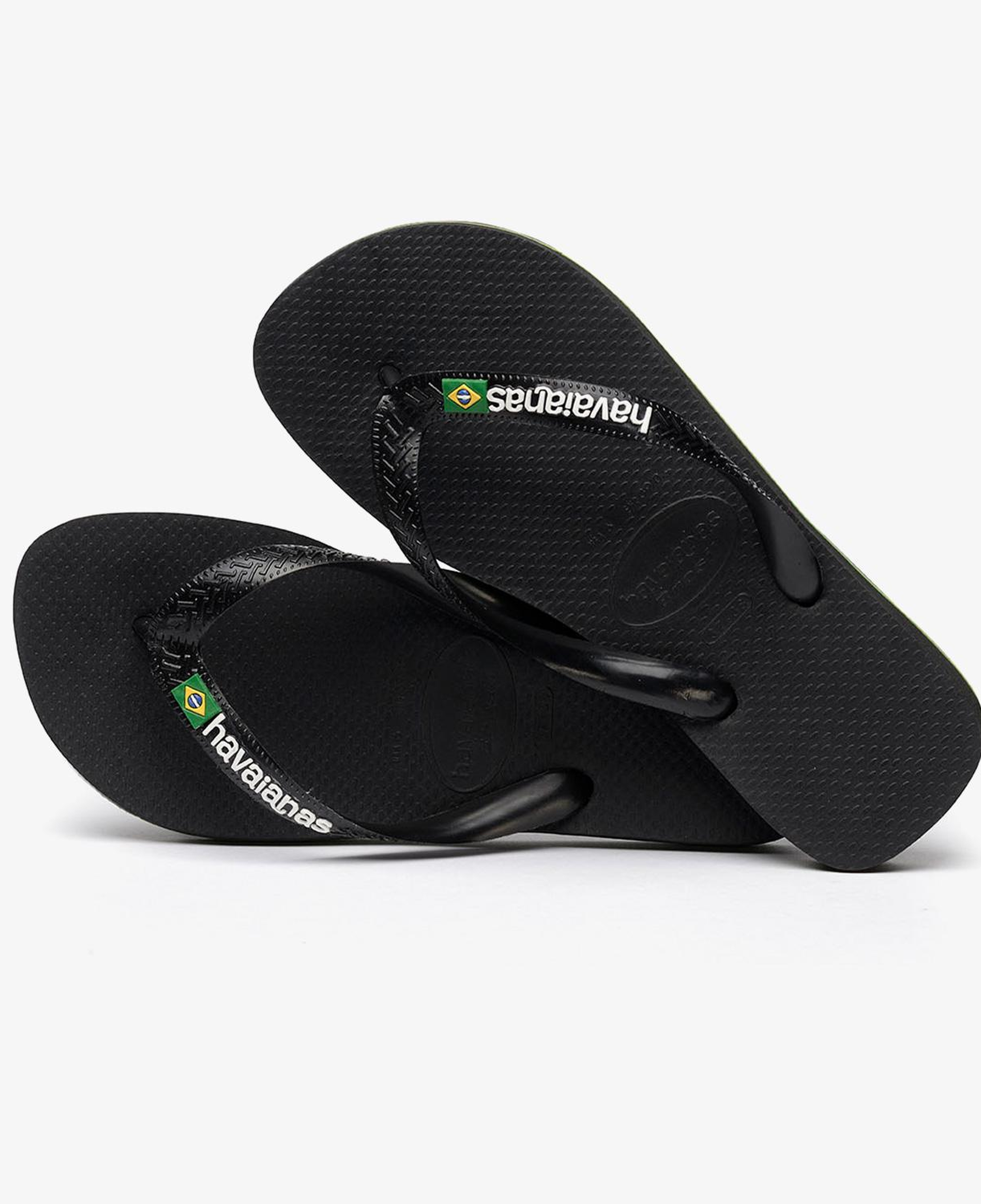 Havaianas Brasil Logo Unisex Siyah Terlik