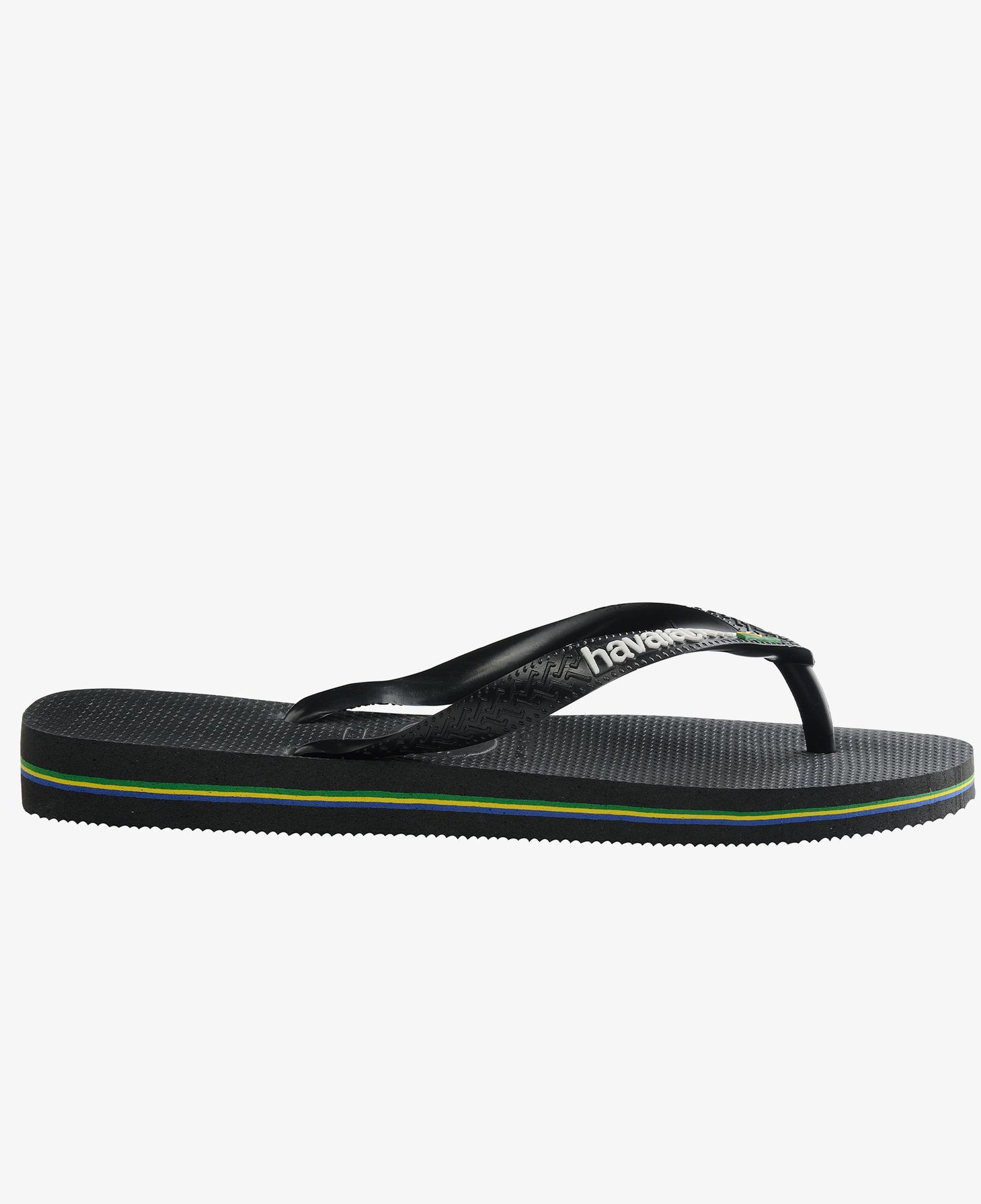 Havaianas Brasil Logo Unisex Siyah Terlik