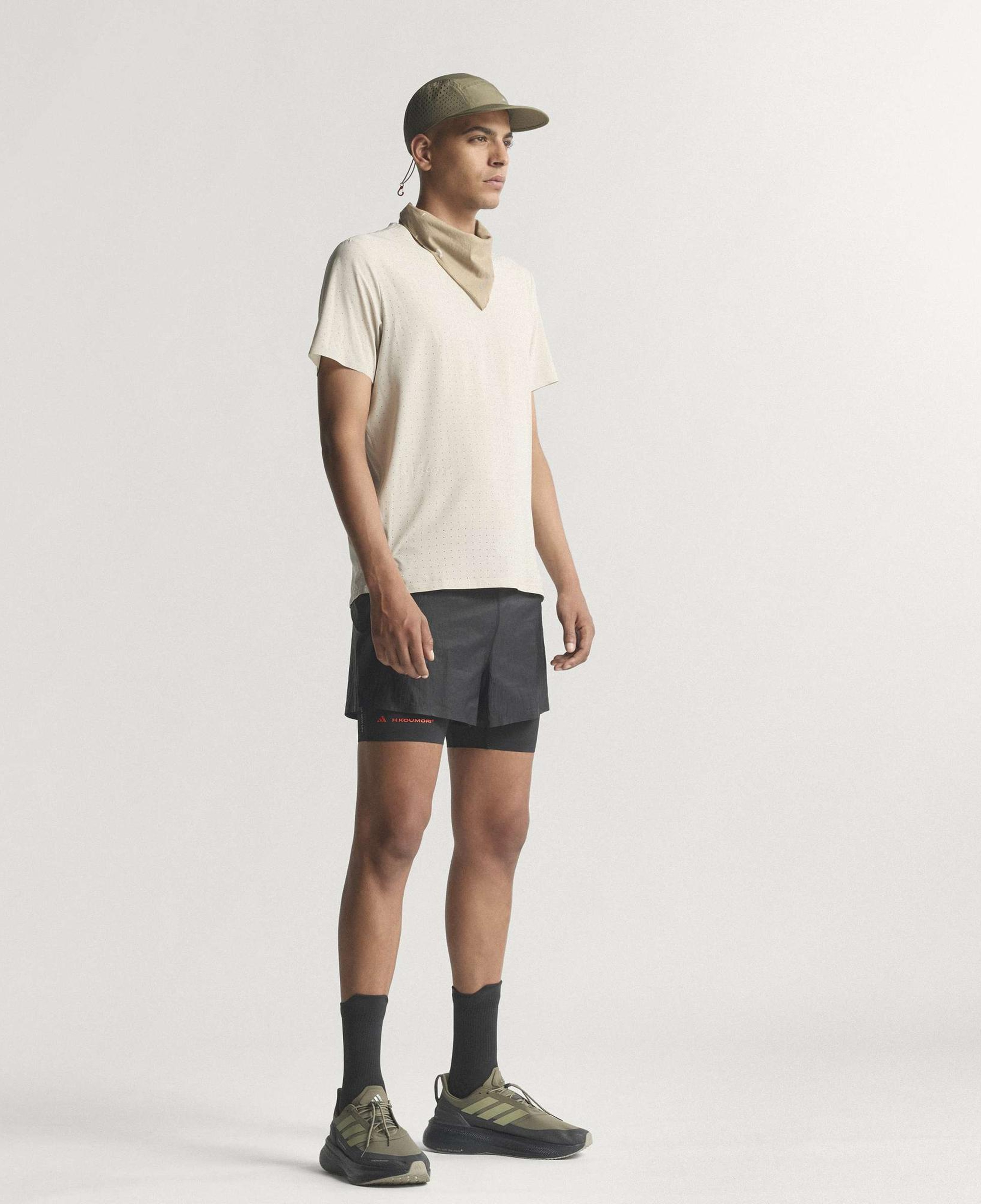 adidas Adi365 H.Koumori Erkek Bej Koşu T-Shirt