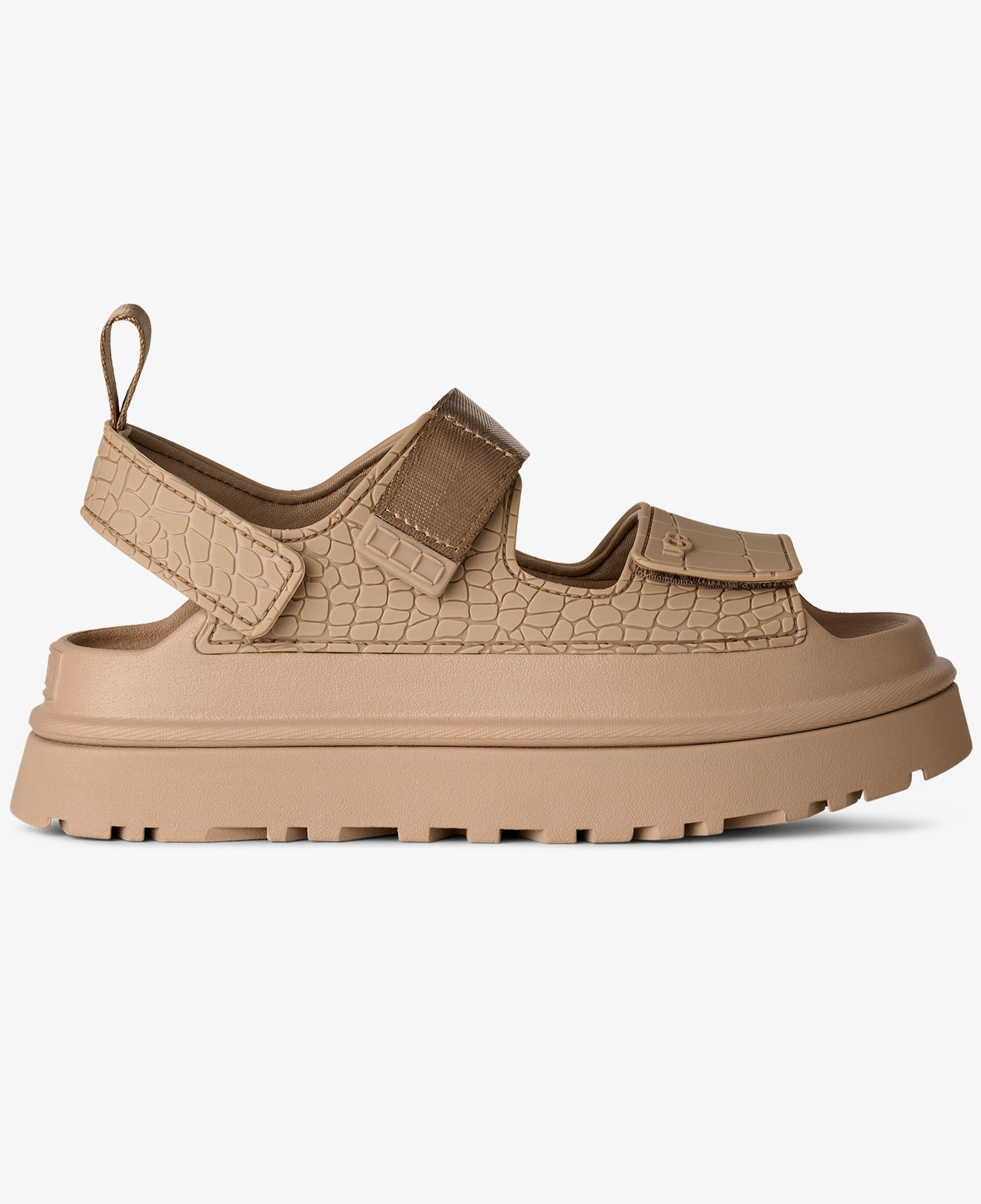 Ugg Goldenglow Embossed Kadın Krem Sandalet