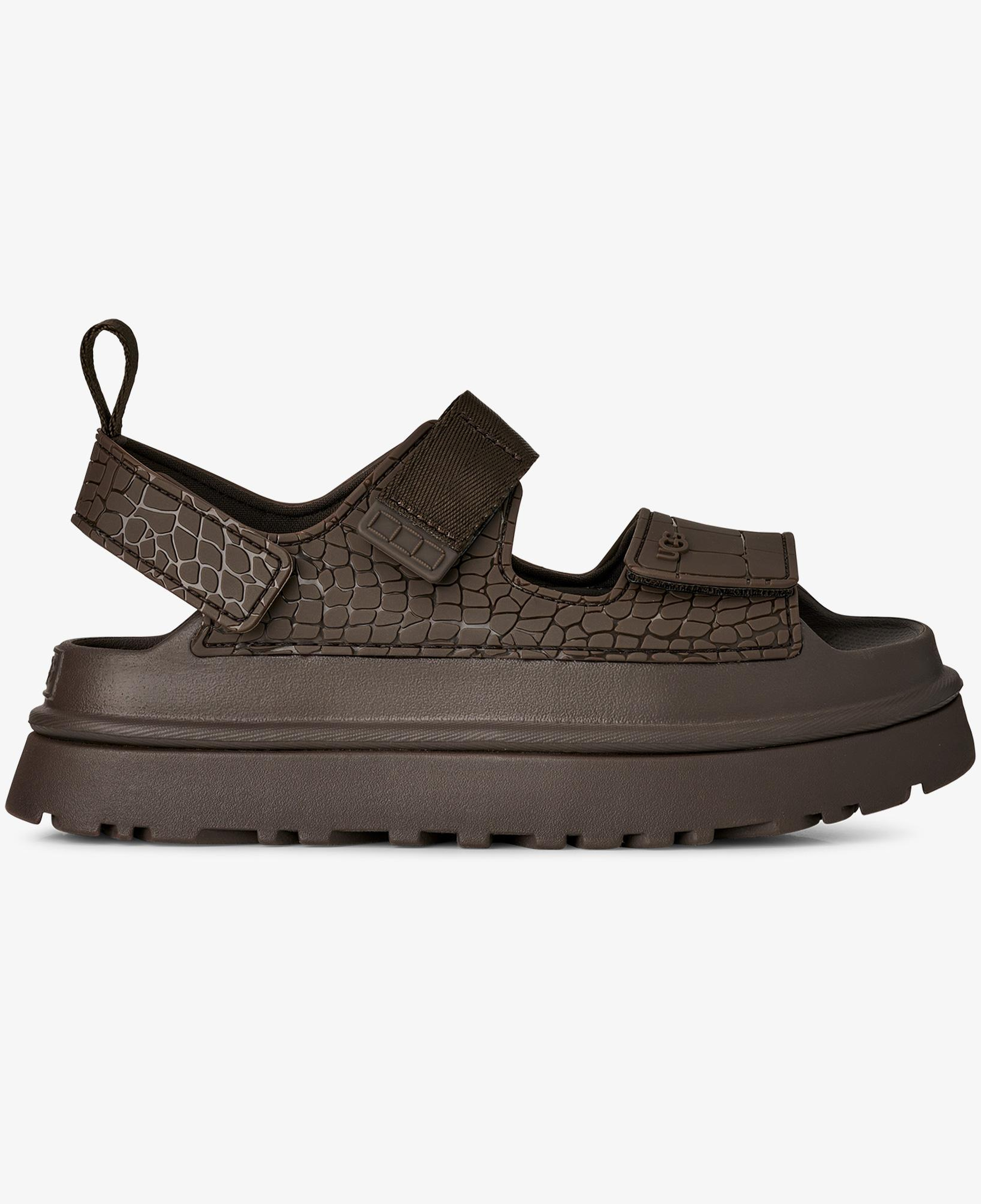 Ugg Goldenglow Embossed Kadın Kahverengi Sandalet