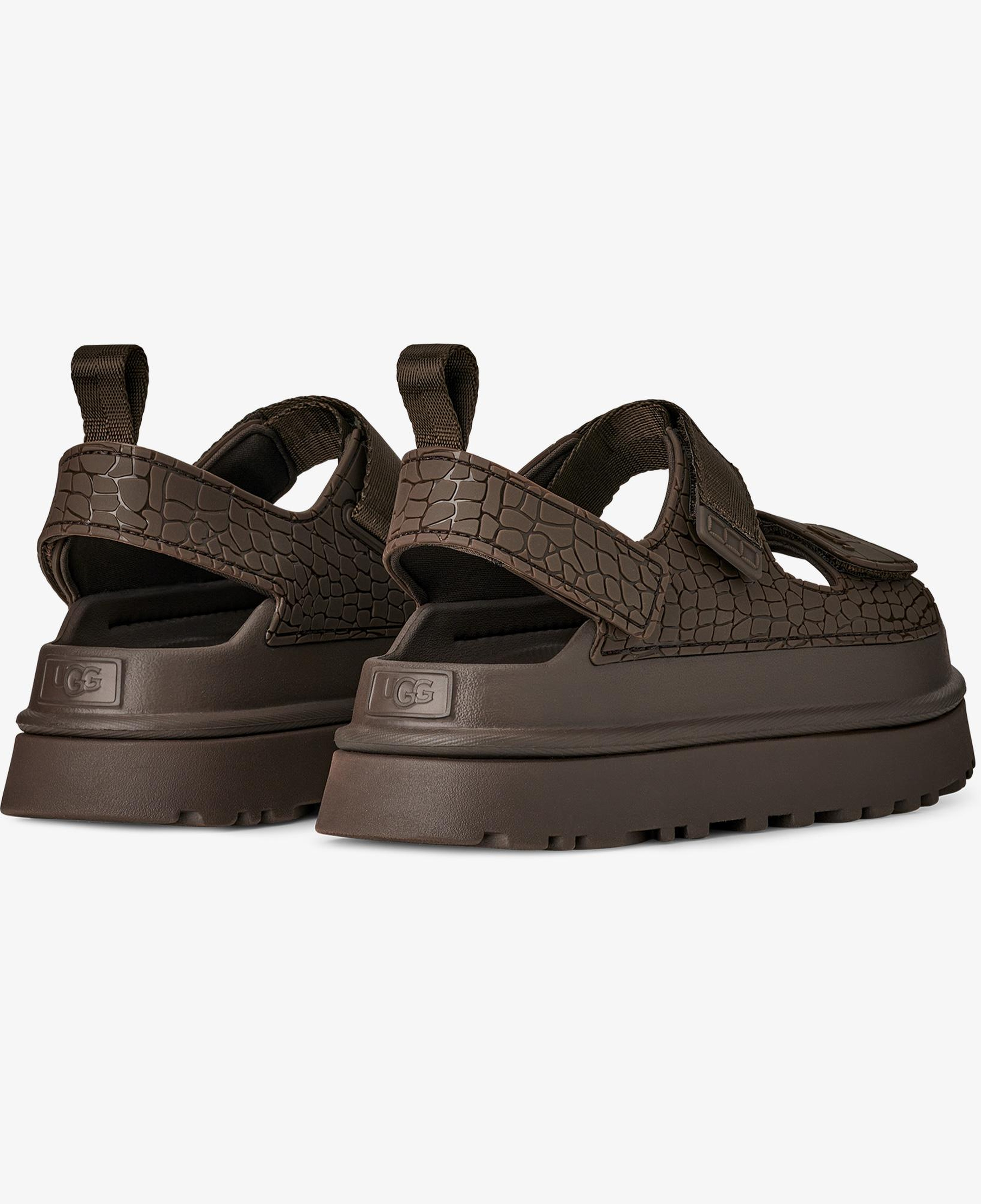 Ugg Goldenglow Embossed Kadın Kahverengi Sandalet