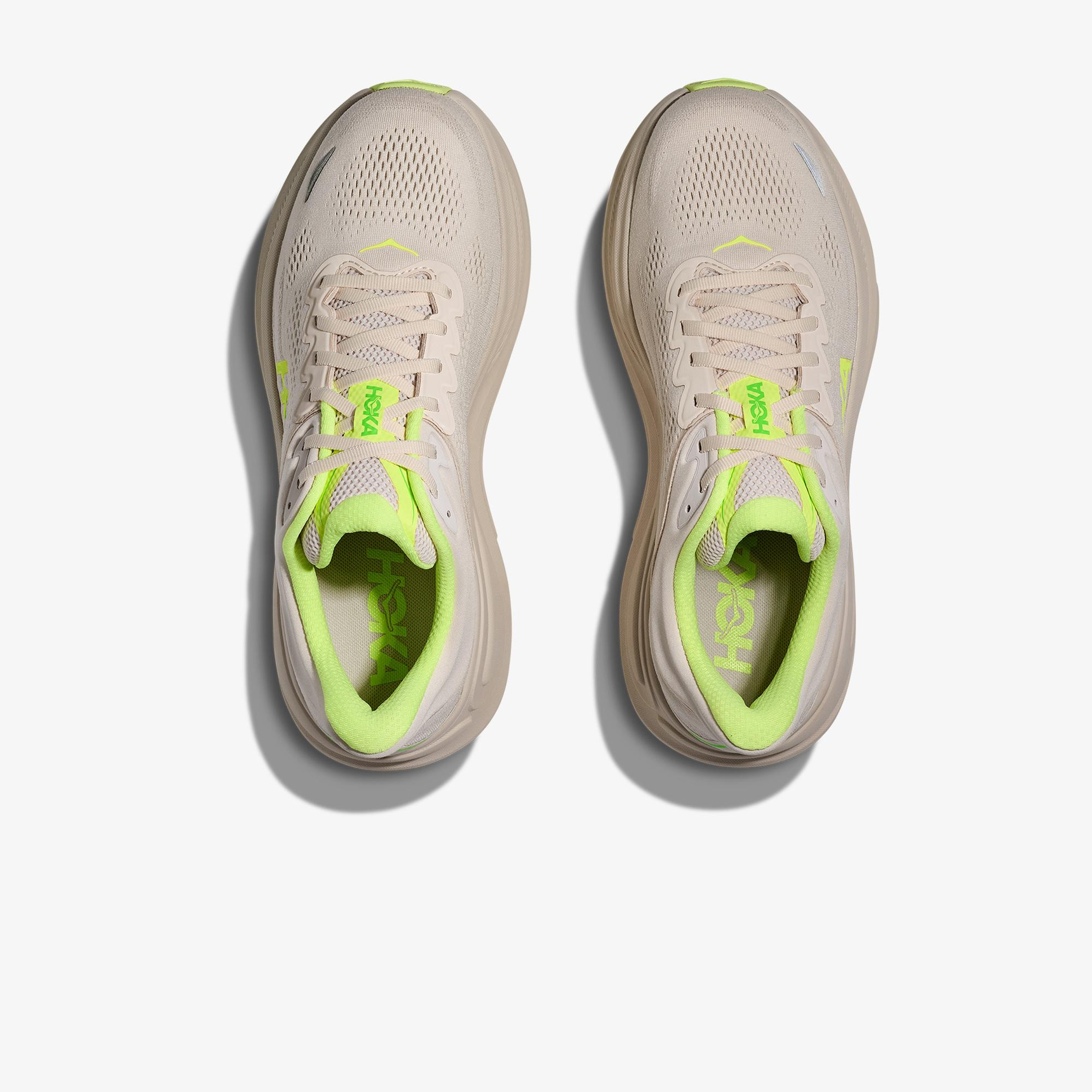 Hoka Bondi 9 Erkek Bej Yol Koşusu Ayakkabısı