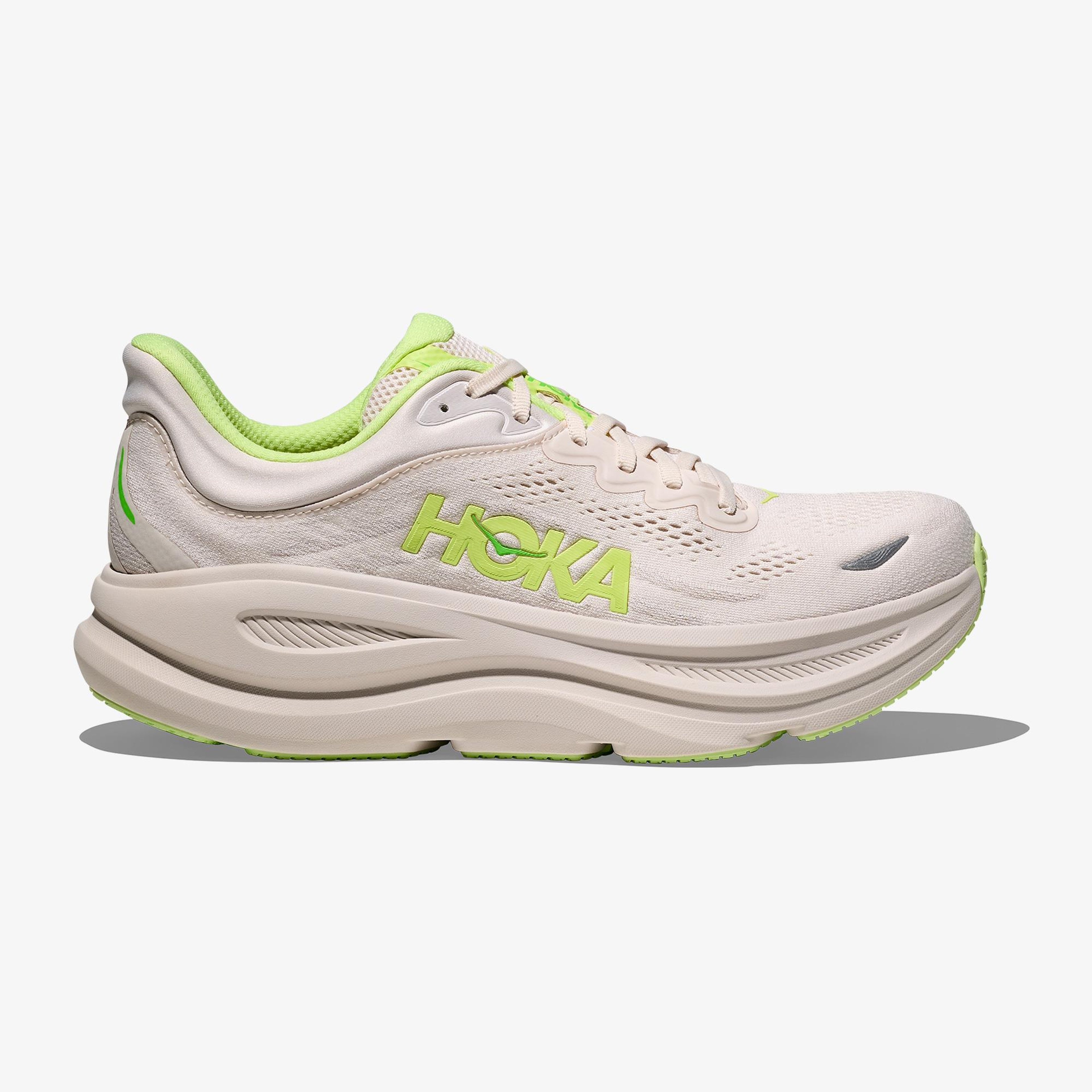 Hoka Bondi 9 Erkek Bej Yol Koşusu Ayakkabısı