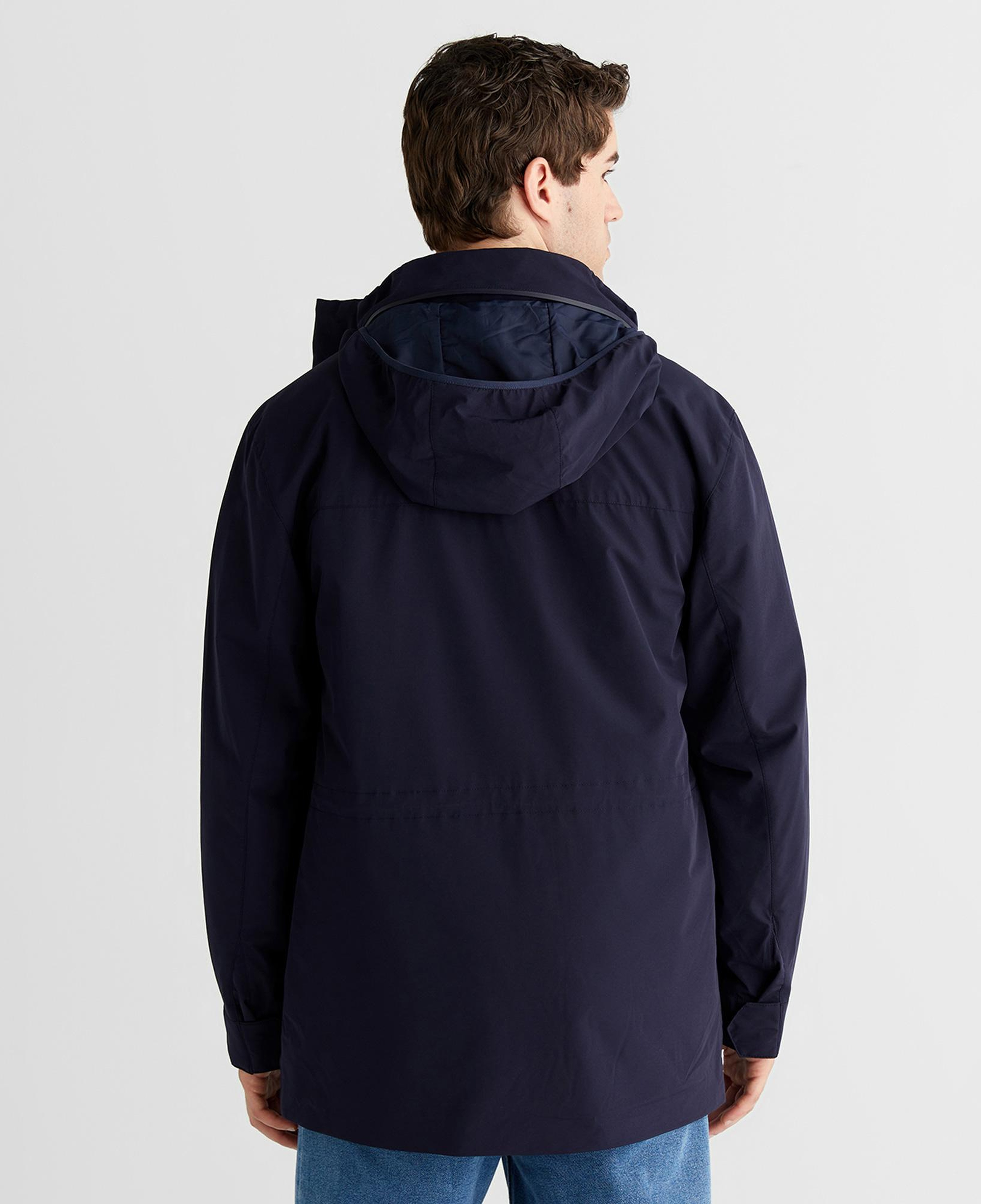 GANT Erkek Lacivert Regular Fit Mont