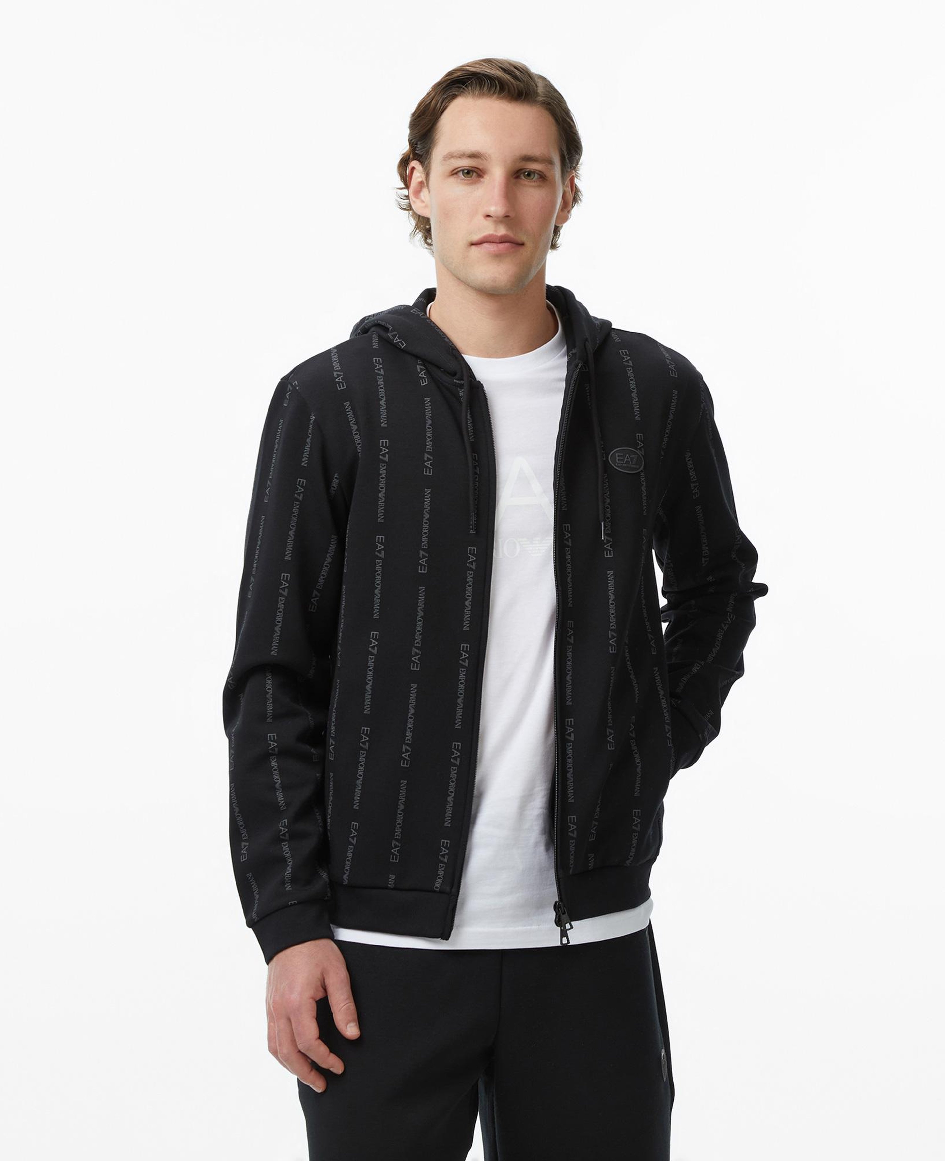 EA7 Erkek Siyah Sweatshirt