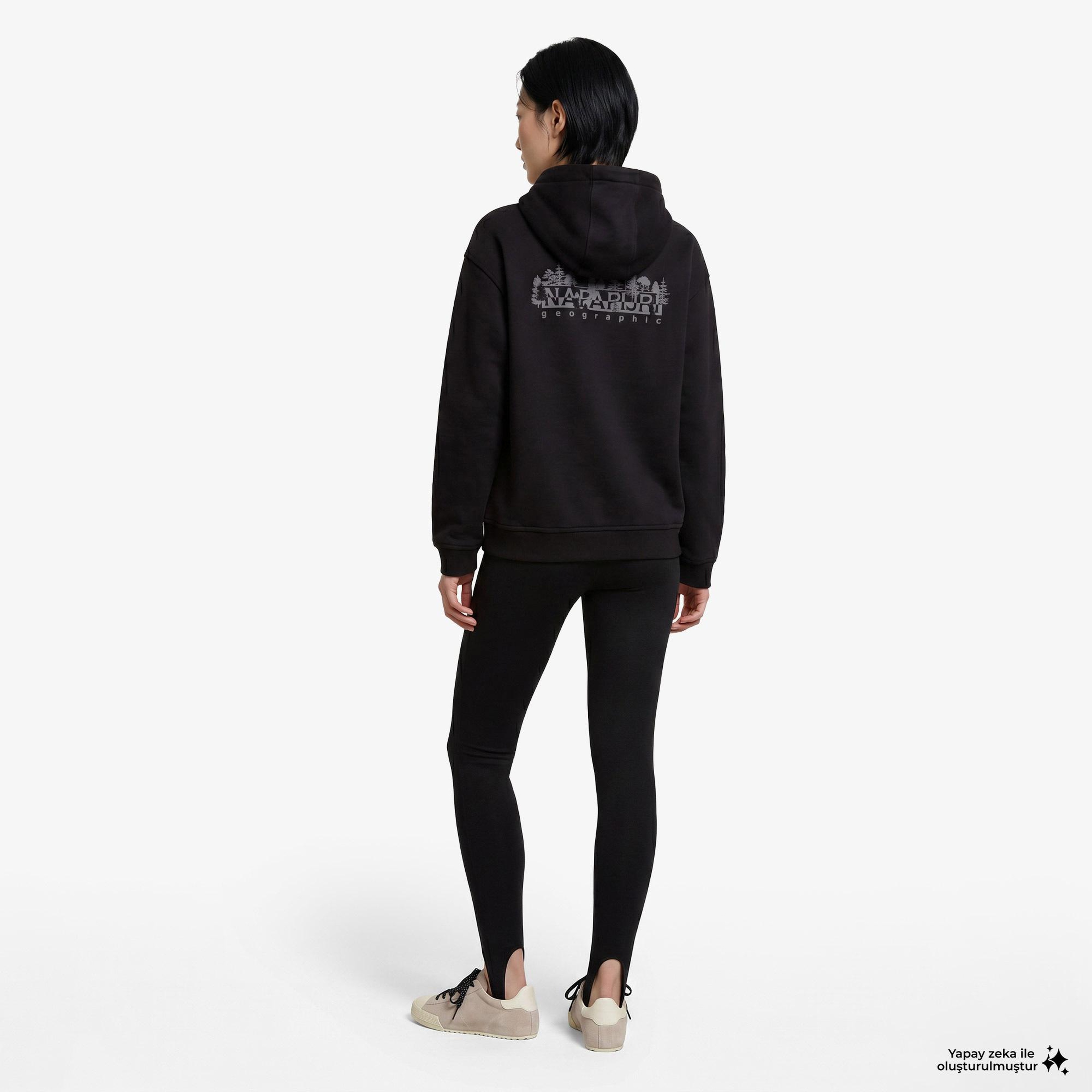Napapijri B-Blanche H W Kadın Siyah Sweatshirt