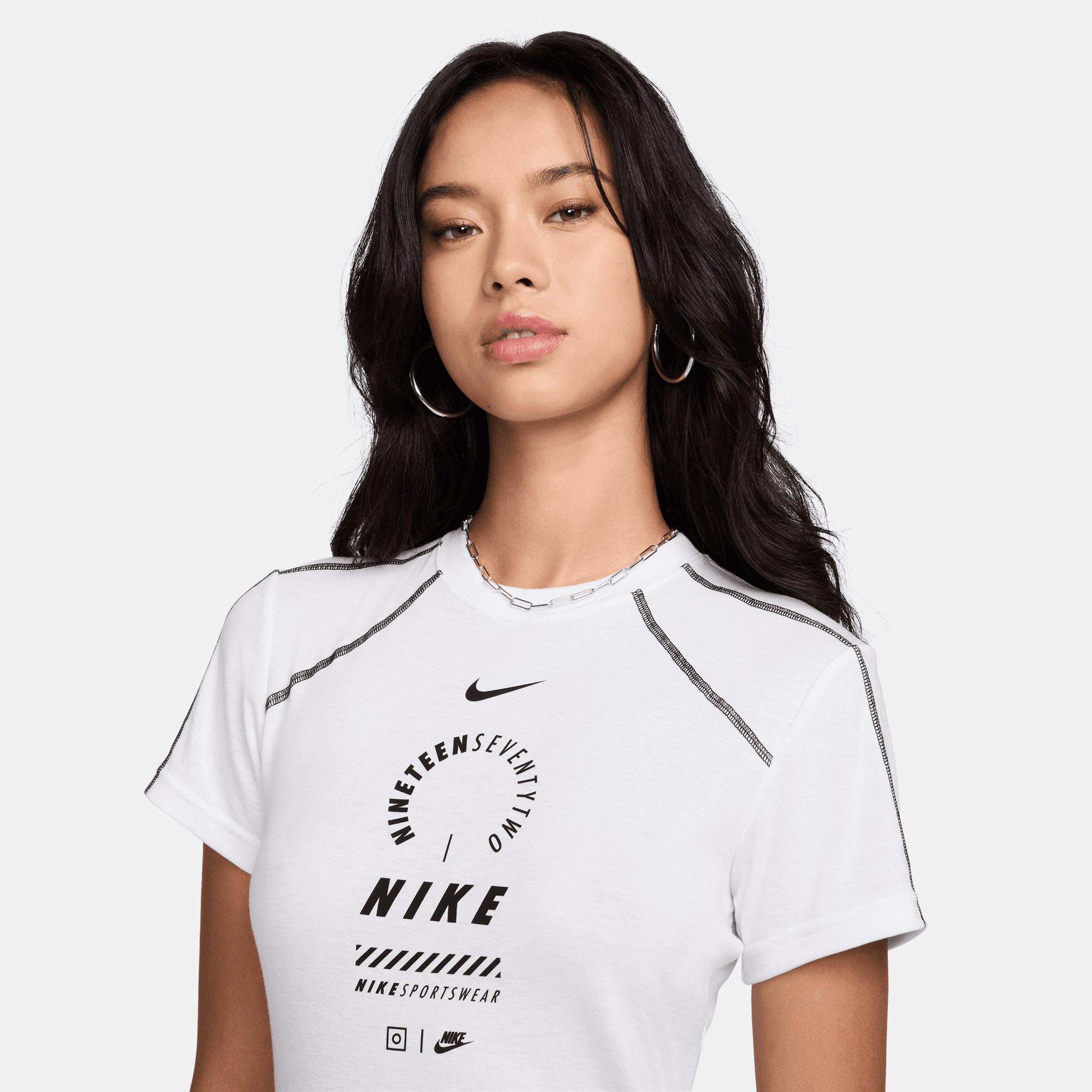 Nike Sportswear Kadın Beyaz Elbise