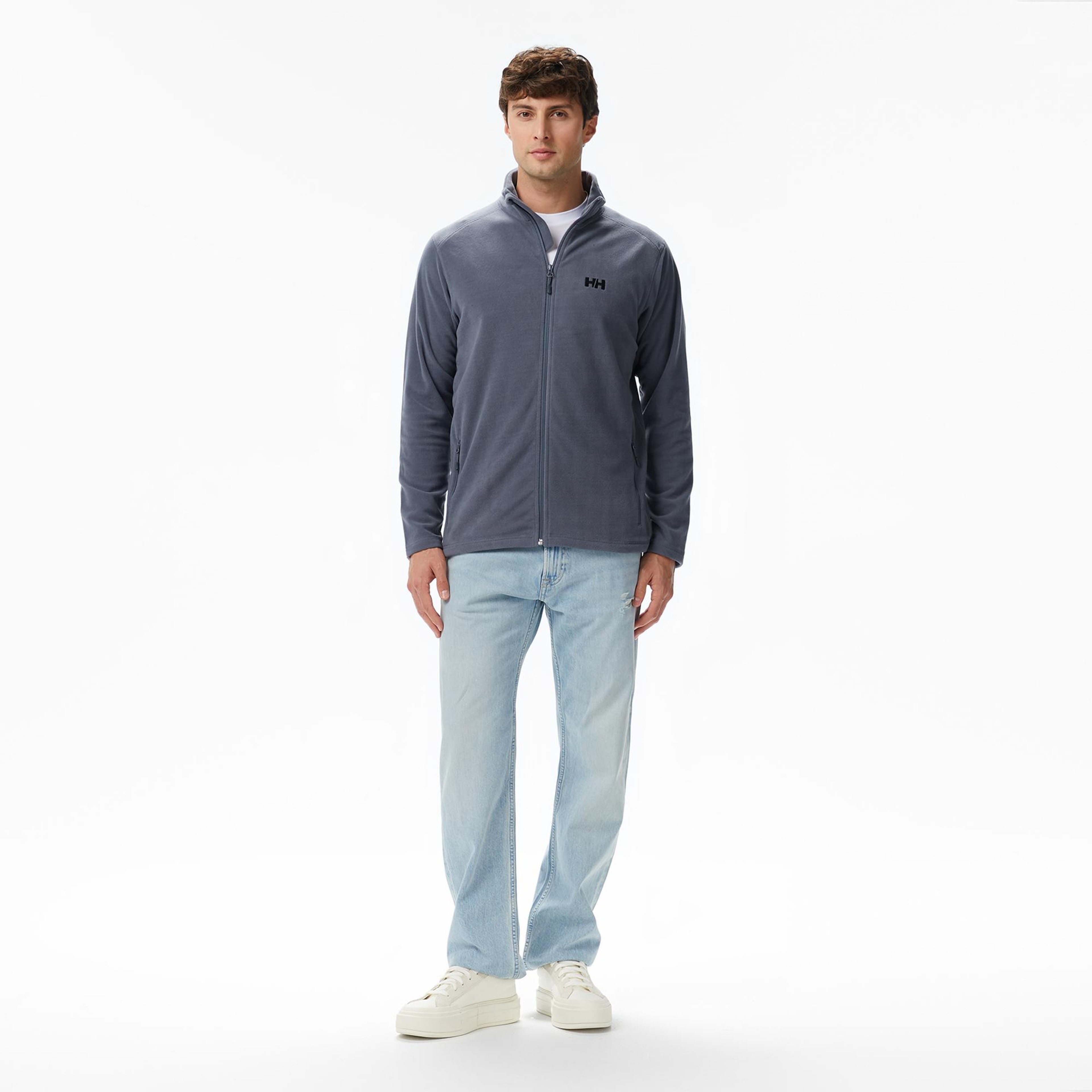 Helly Hansen Fullzip Polar Erkek Gri Ceket