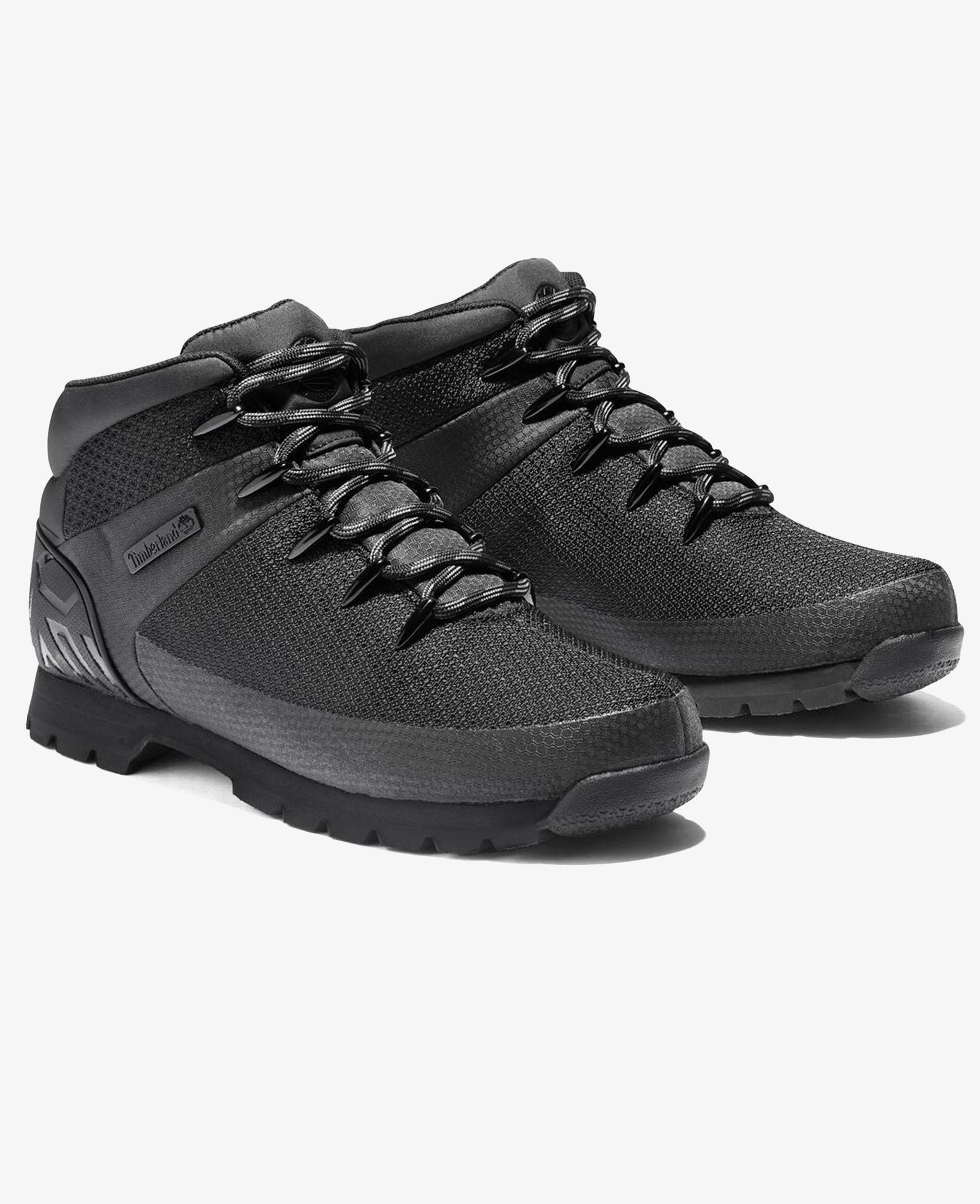 Timberland Euro Sprint Mid Lace Up Roof Erkek Siyah Bot