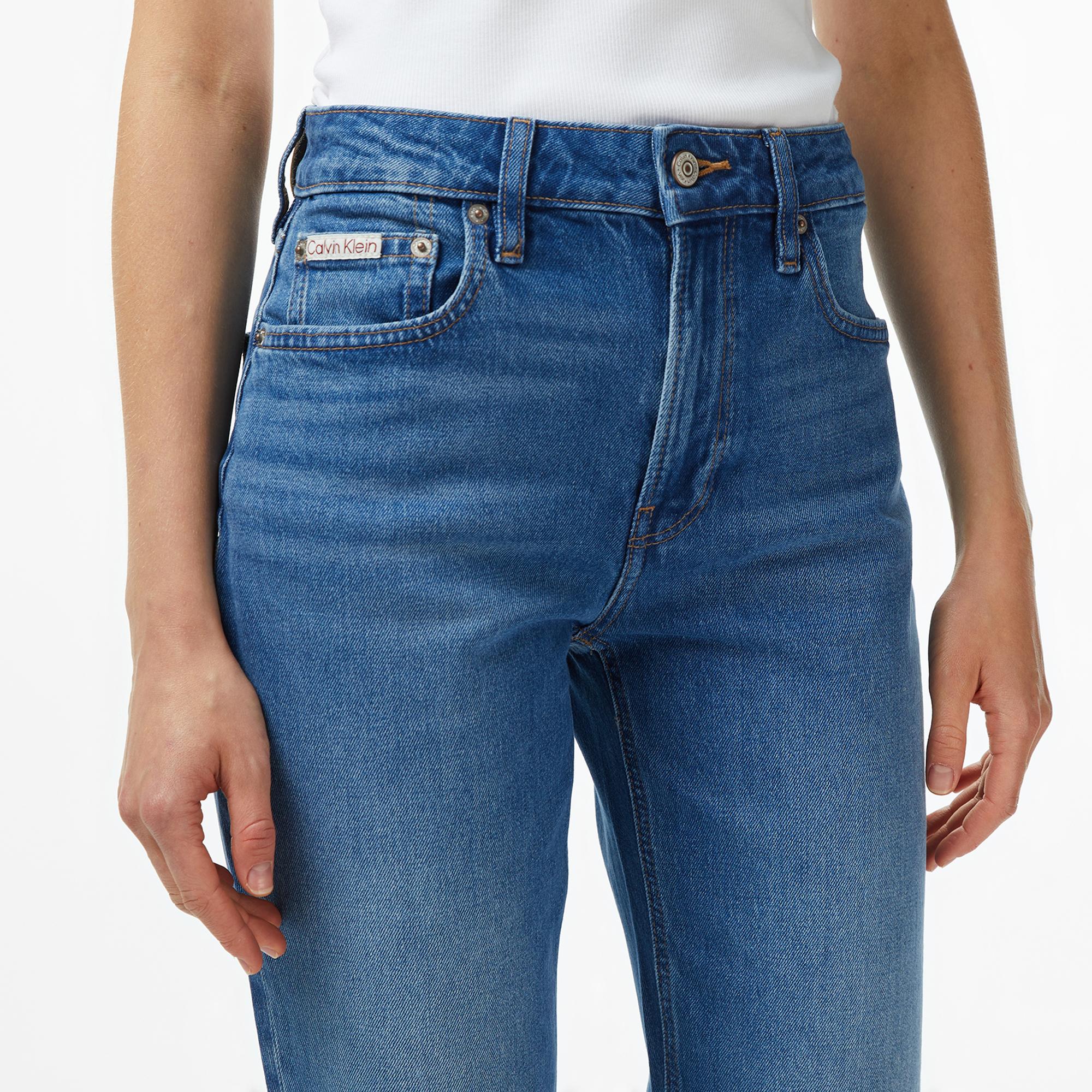 Calvin Klein Kadın Mavi Jean