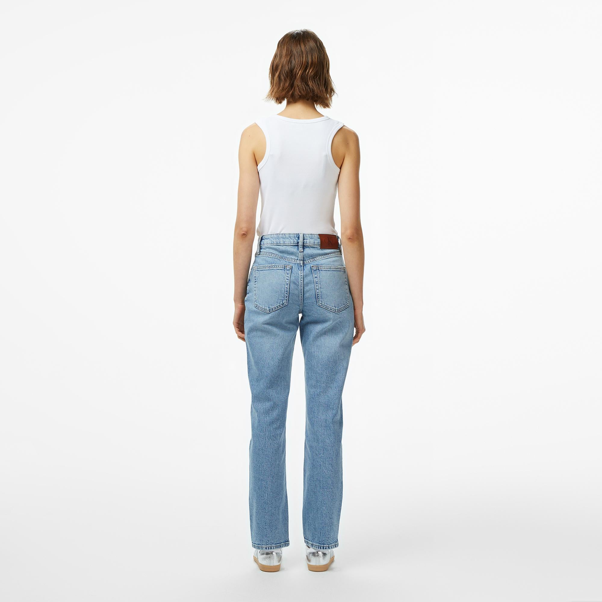 Calvin Klein Kadın Mavi Jean
