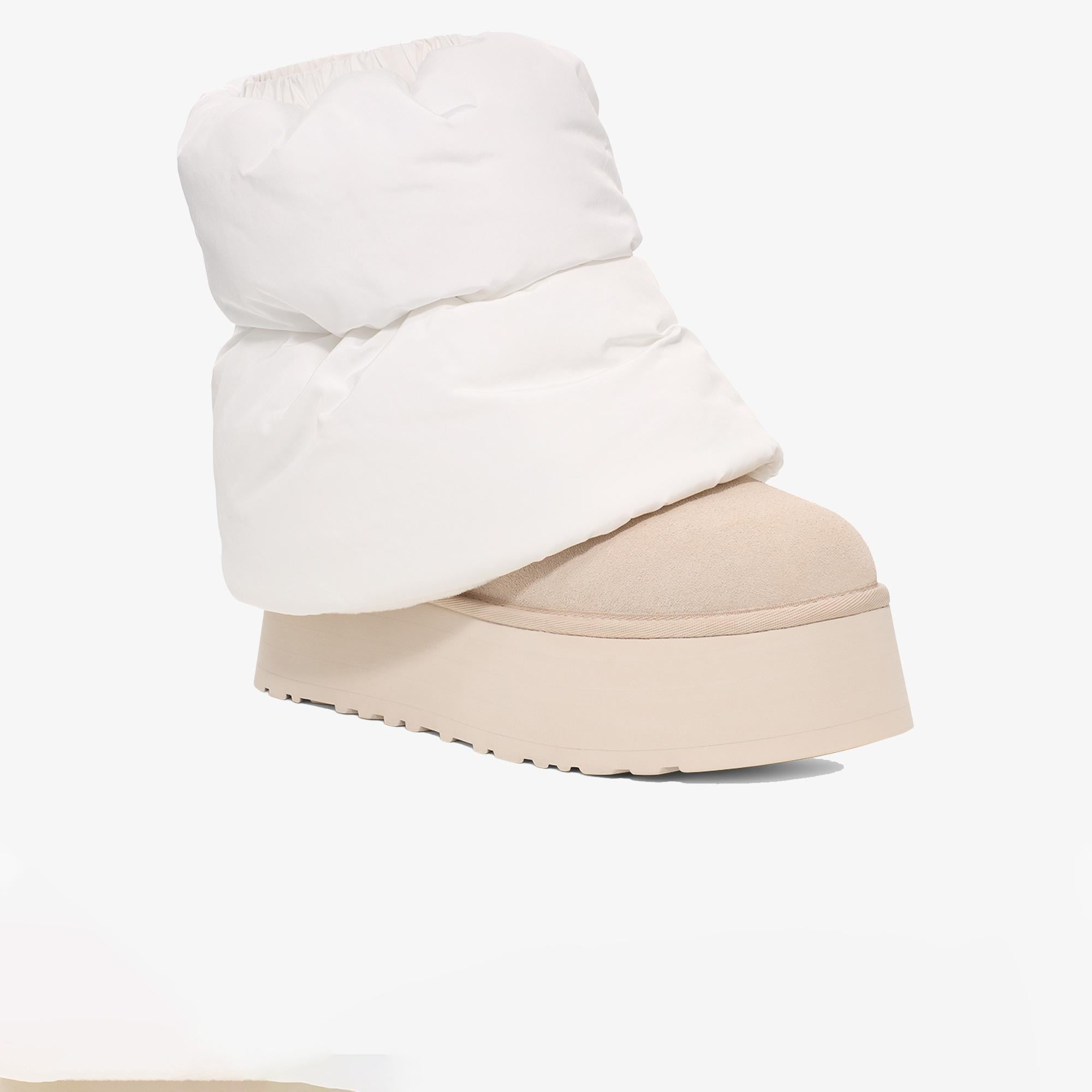 UGG Classic Mini Dipper Puffer Kadın Krem Bot