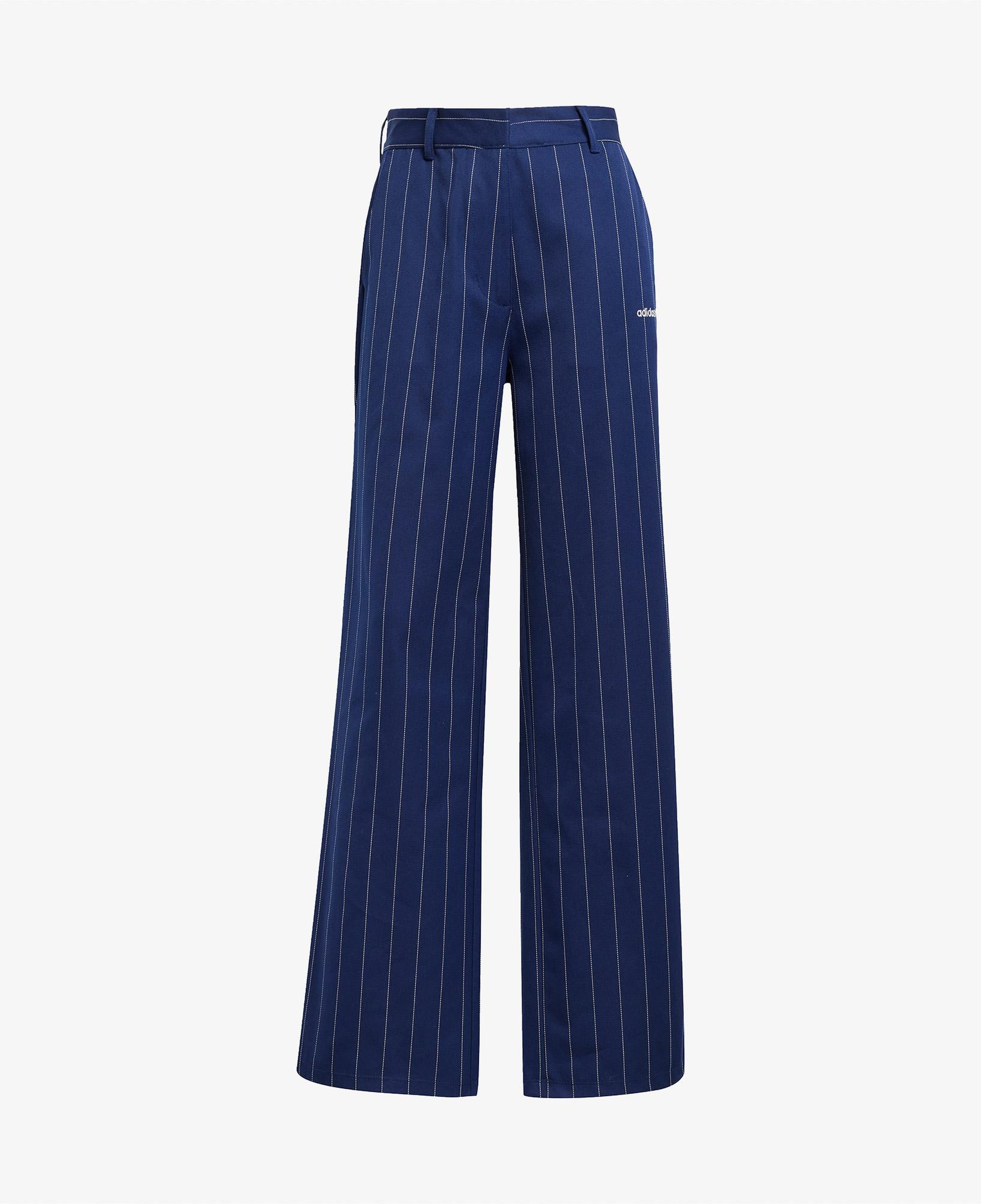adidas Pinstripe Twill Kadın Mavi Eşofman Altı