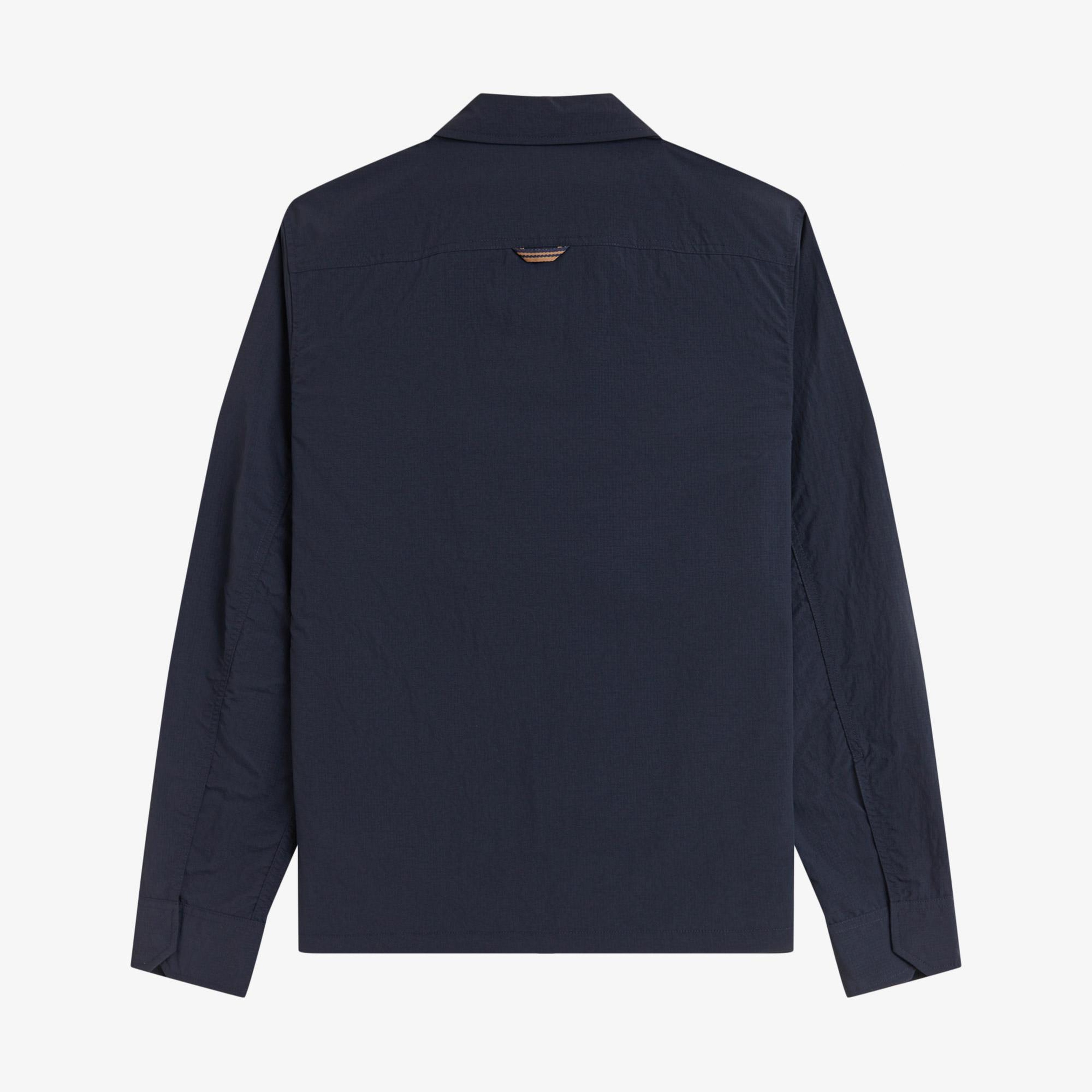 Fred Perry Ripstop Pocket Erkek Lacivert Gömlek