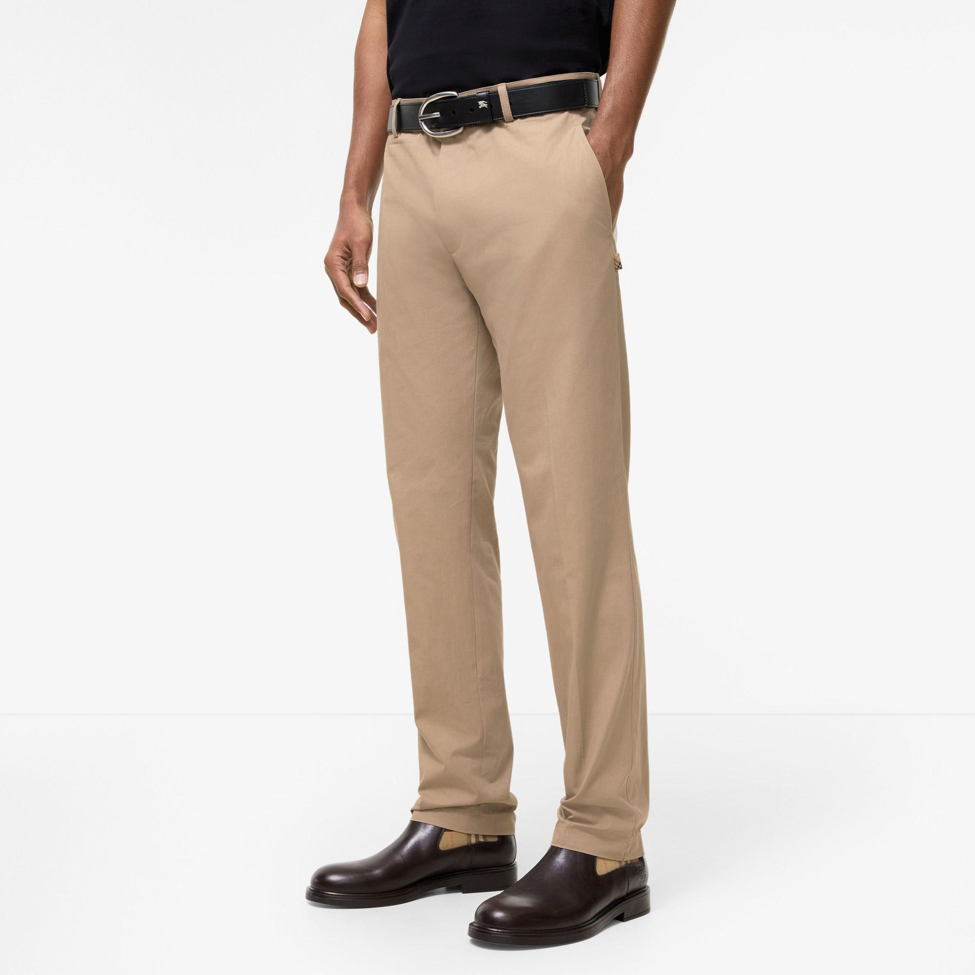 Burberry Charlton Erkek Bej Pantolon