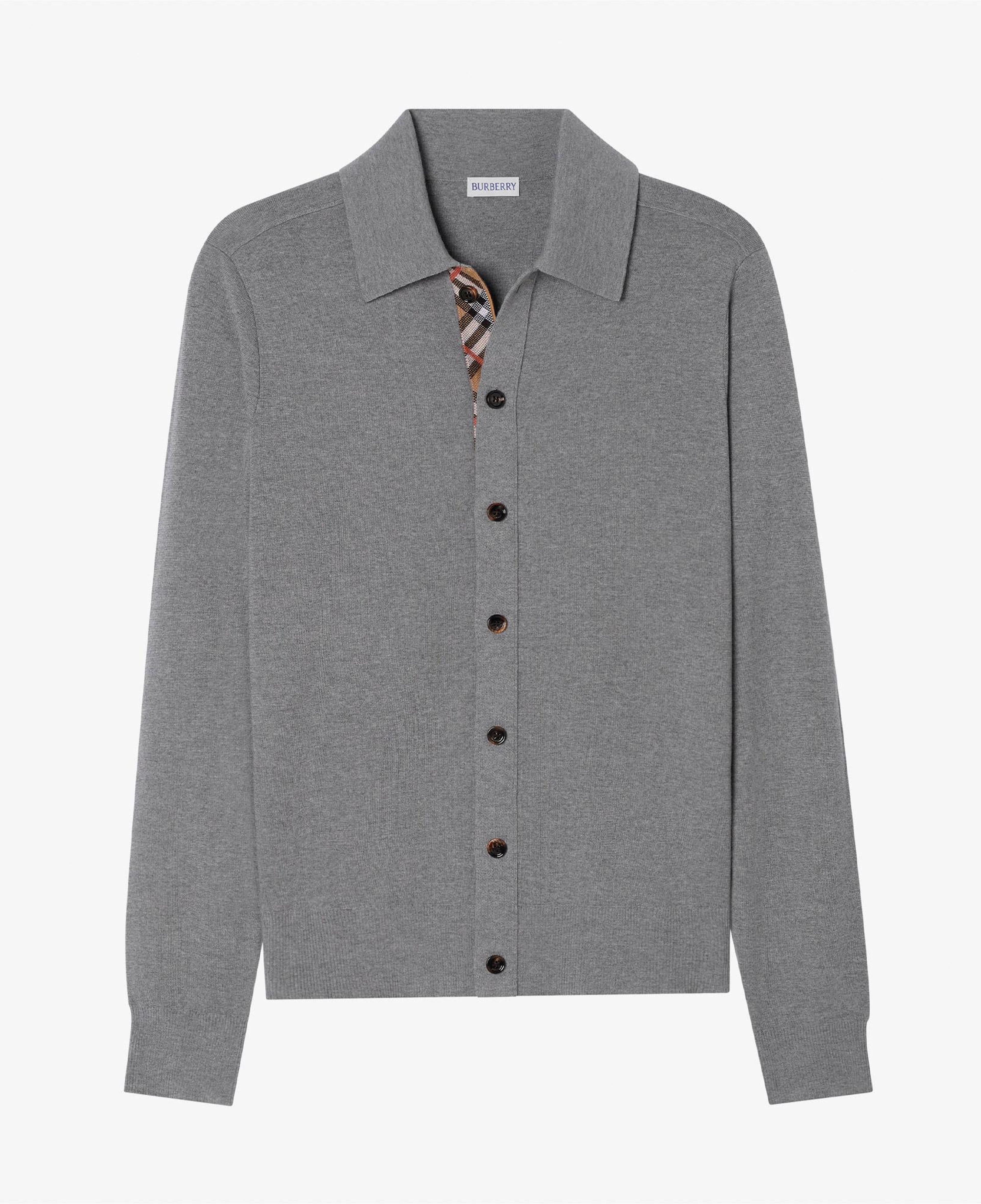 Burberry Channing Erkek Gri Hırka
