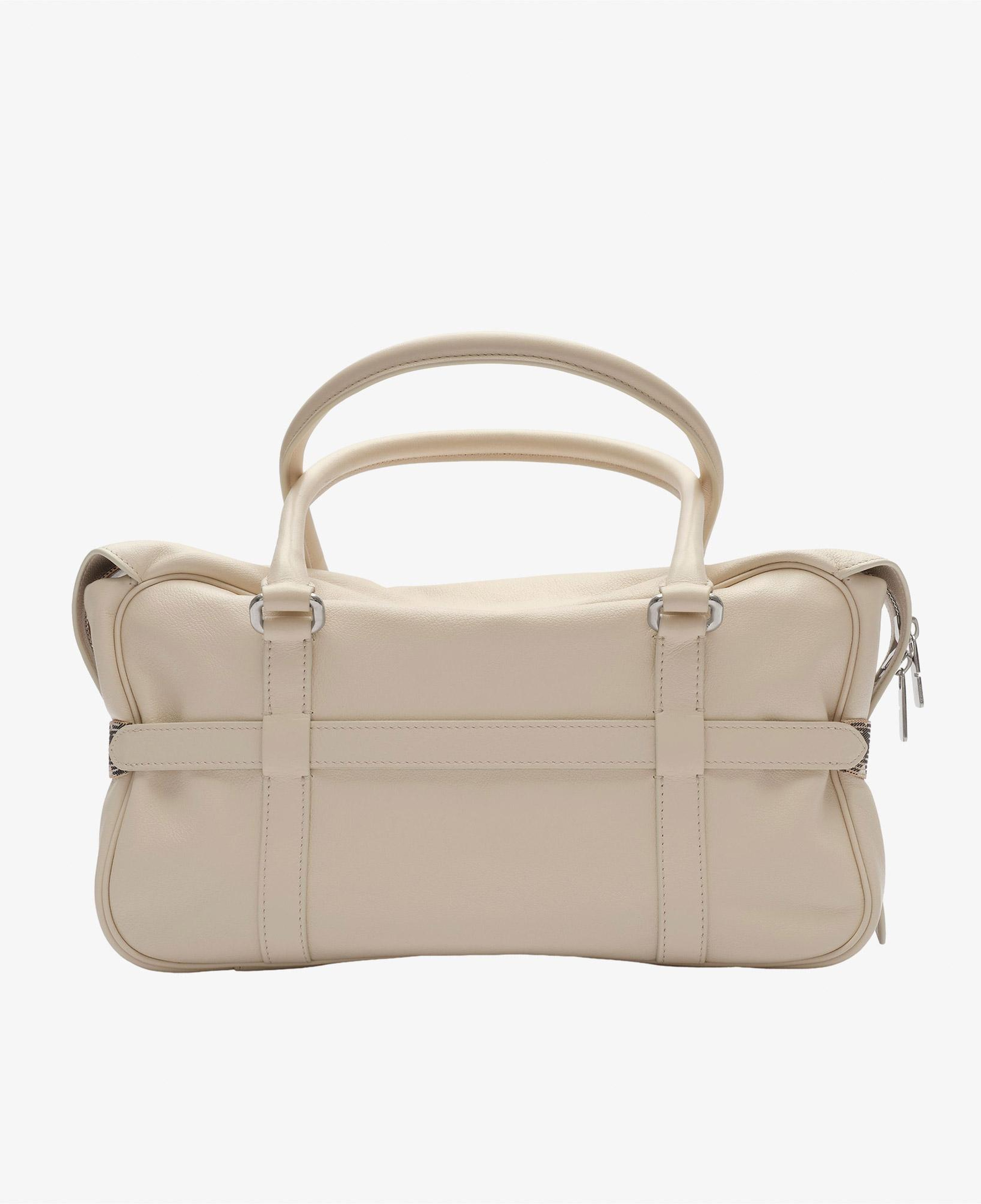 Burberry B Clip Duffle Kadın Beyaz Omuz Çantası