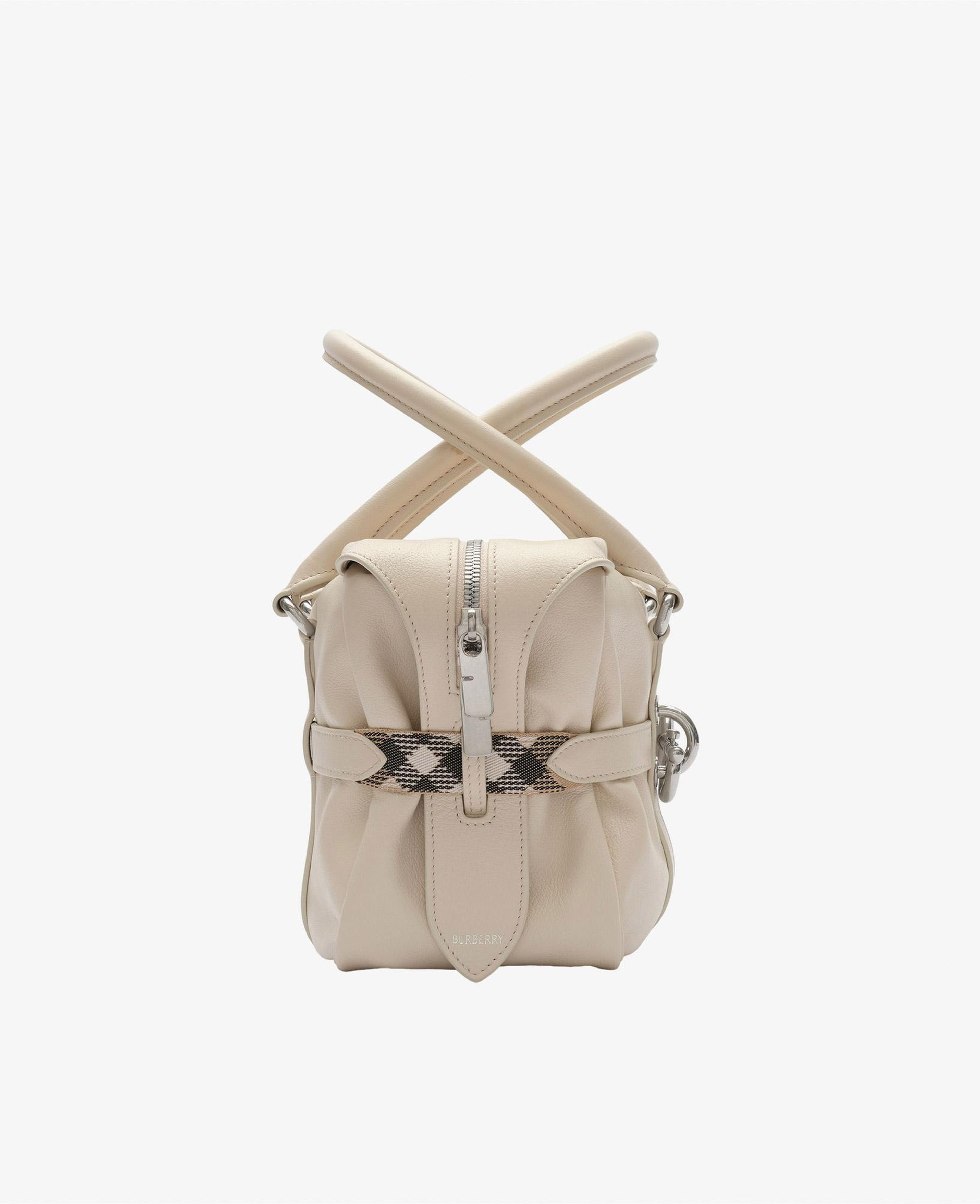 Burberry B Clip Duffle Kadın Beyaz Omuz Çantası