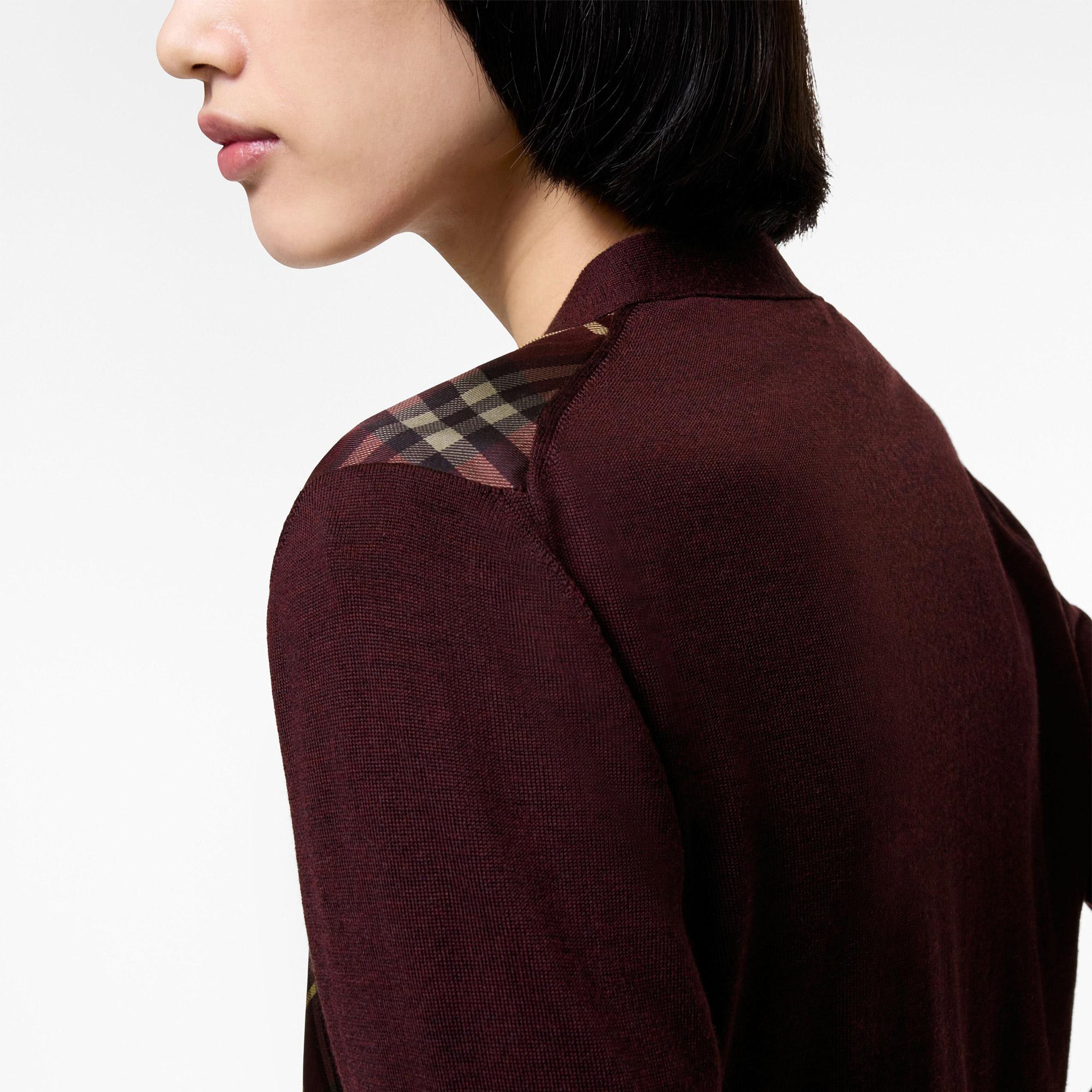 Burberry Sigourney Kadın Bordo Hırka