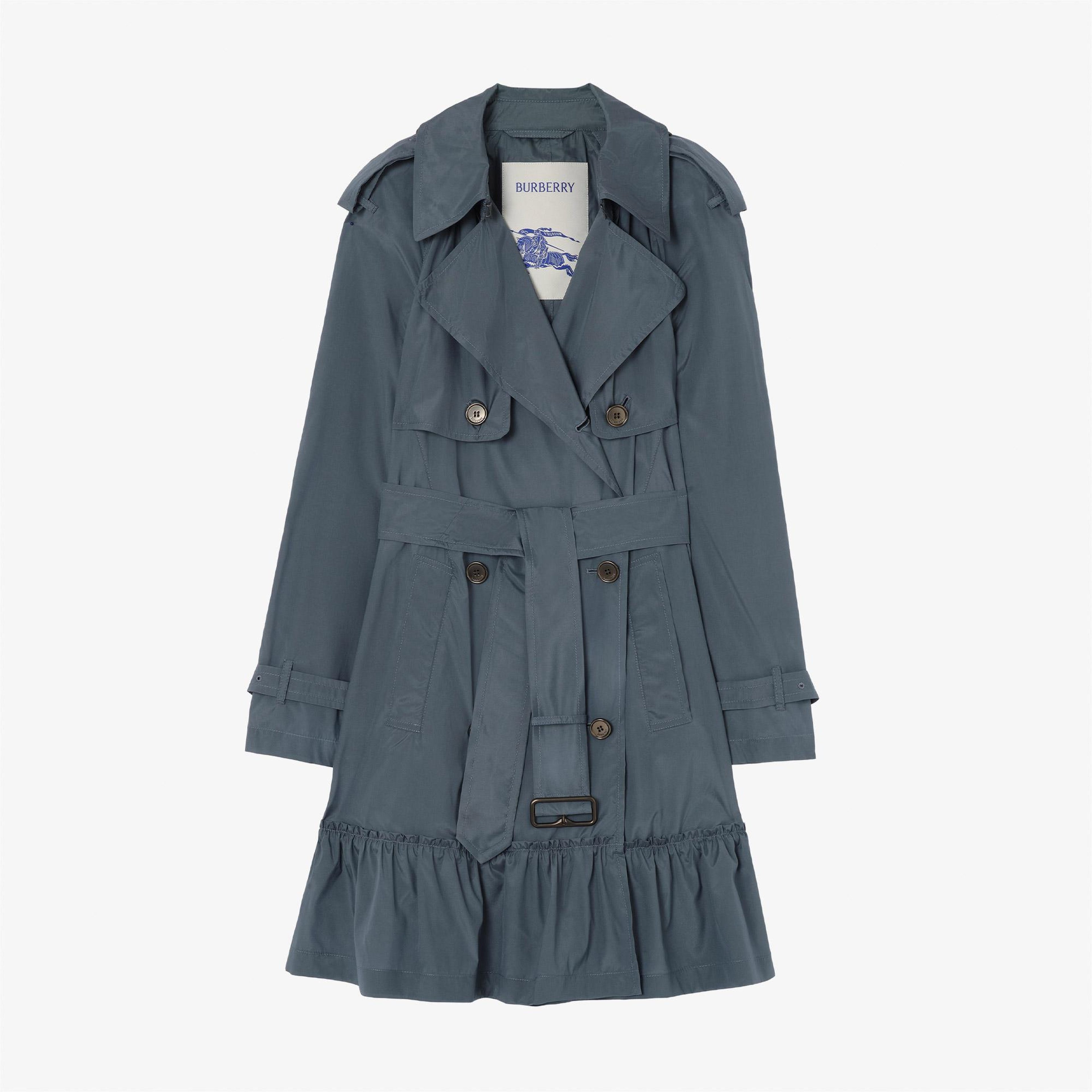 Burberry Tillydrine Kadın Mavi Kaban