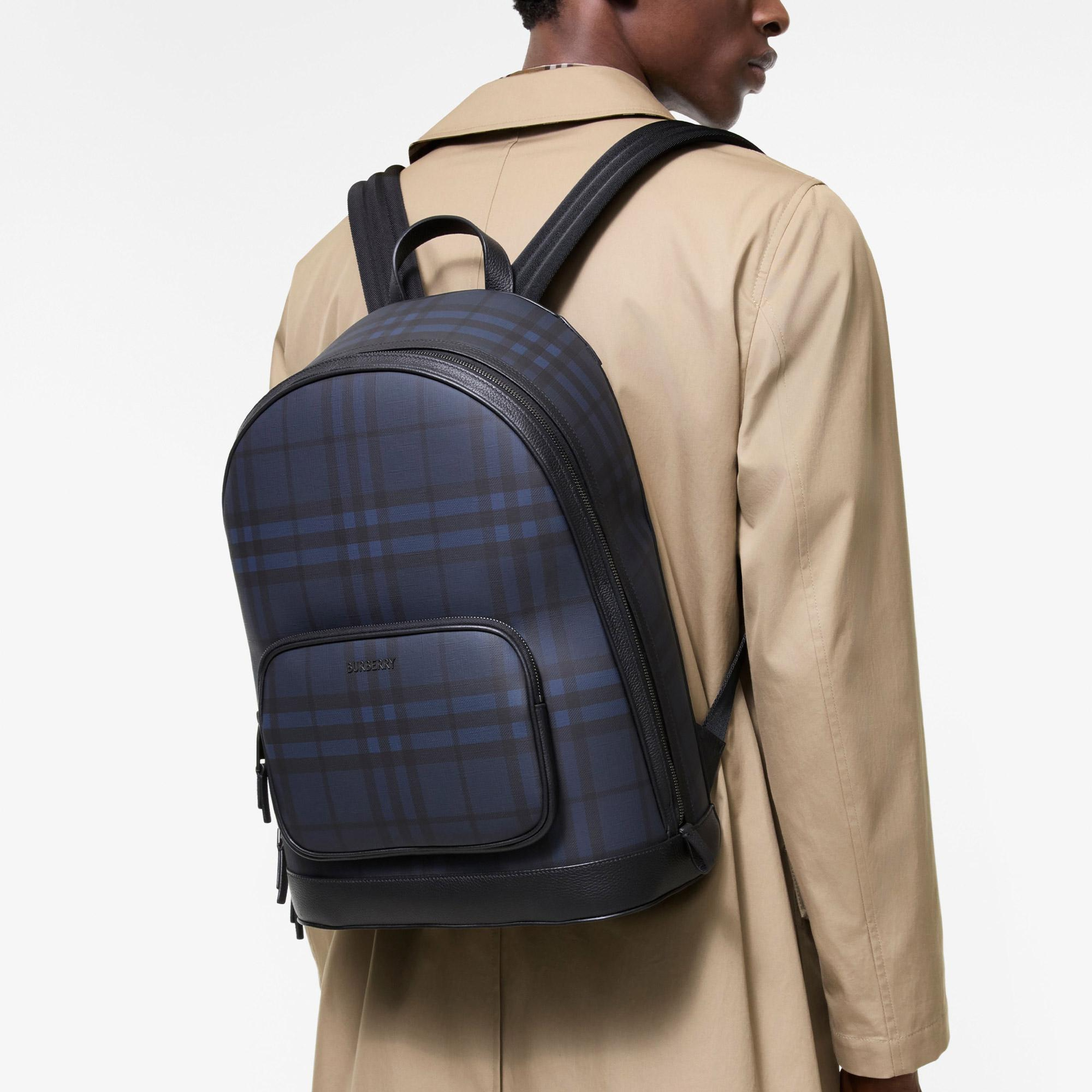 Burberry Zip Bin Erkek Lacivert Sırt Çantası