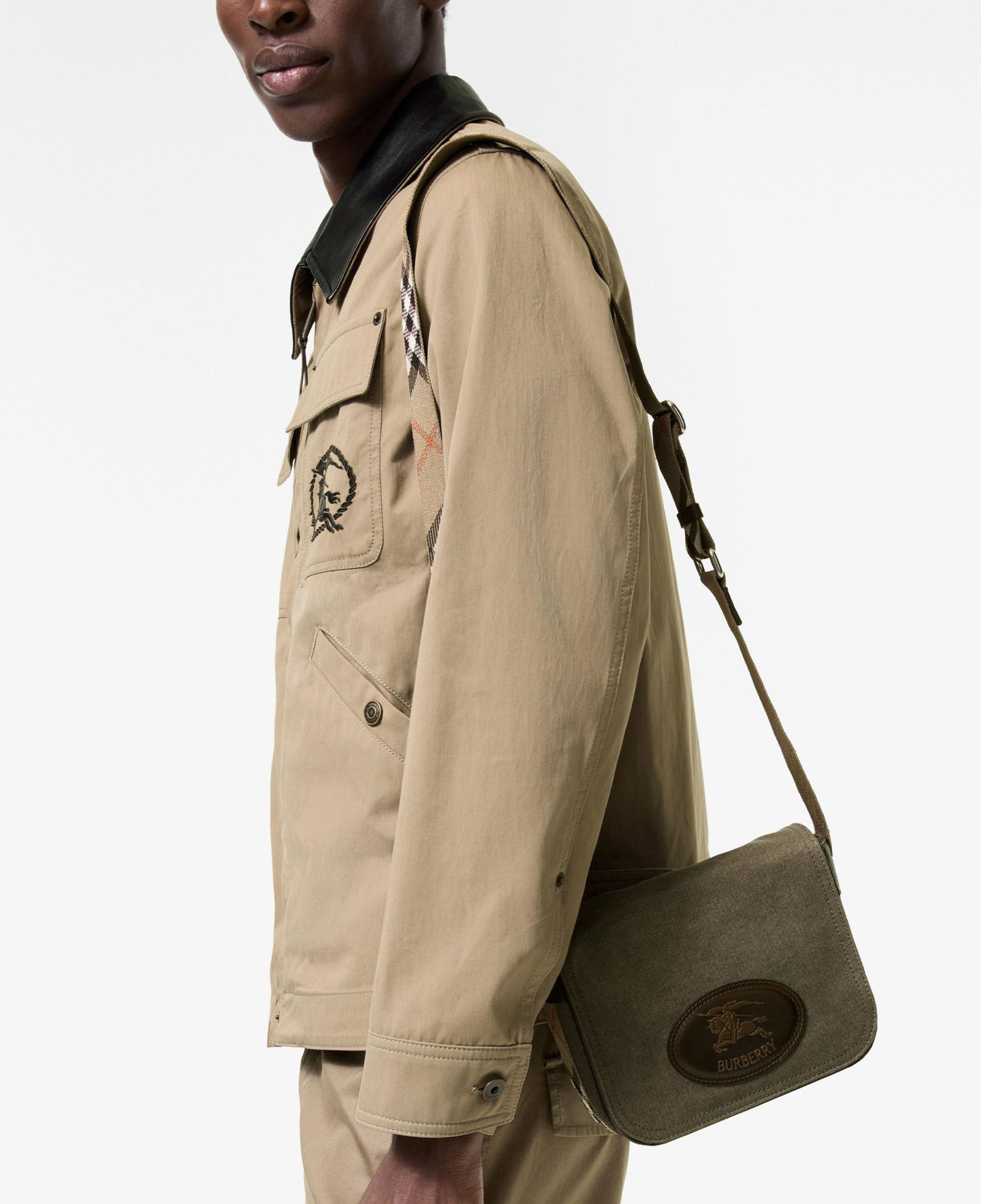 Burberry Mini Crossbody Utili Erkek Haki Çapraz Çanta