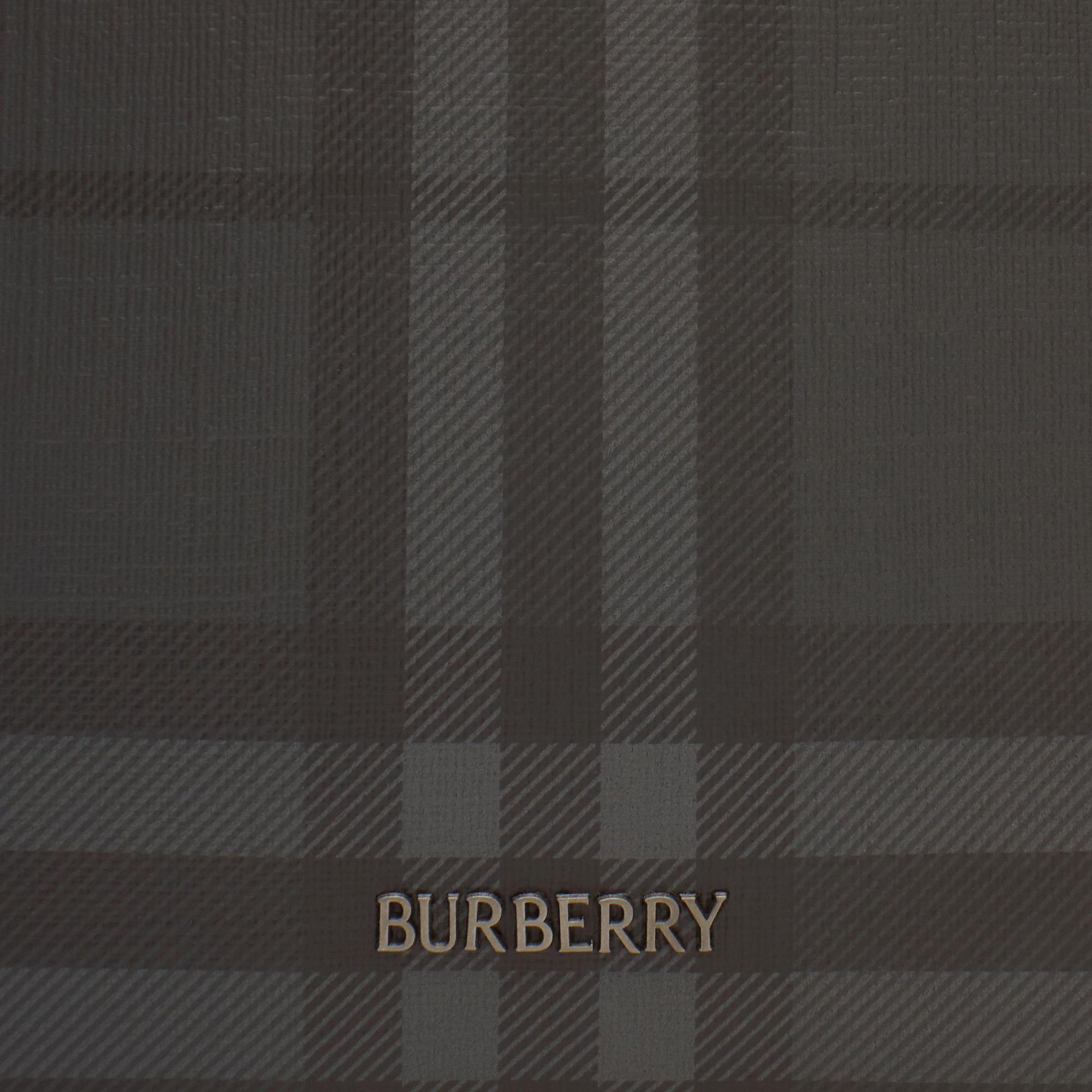 Burberry Flat Frame Pouch Bin Erkek Antrasit El Çantası
