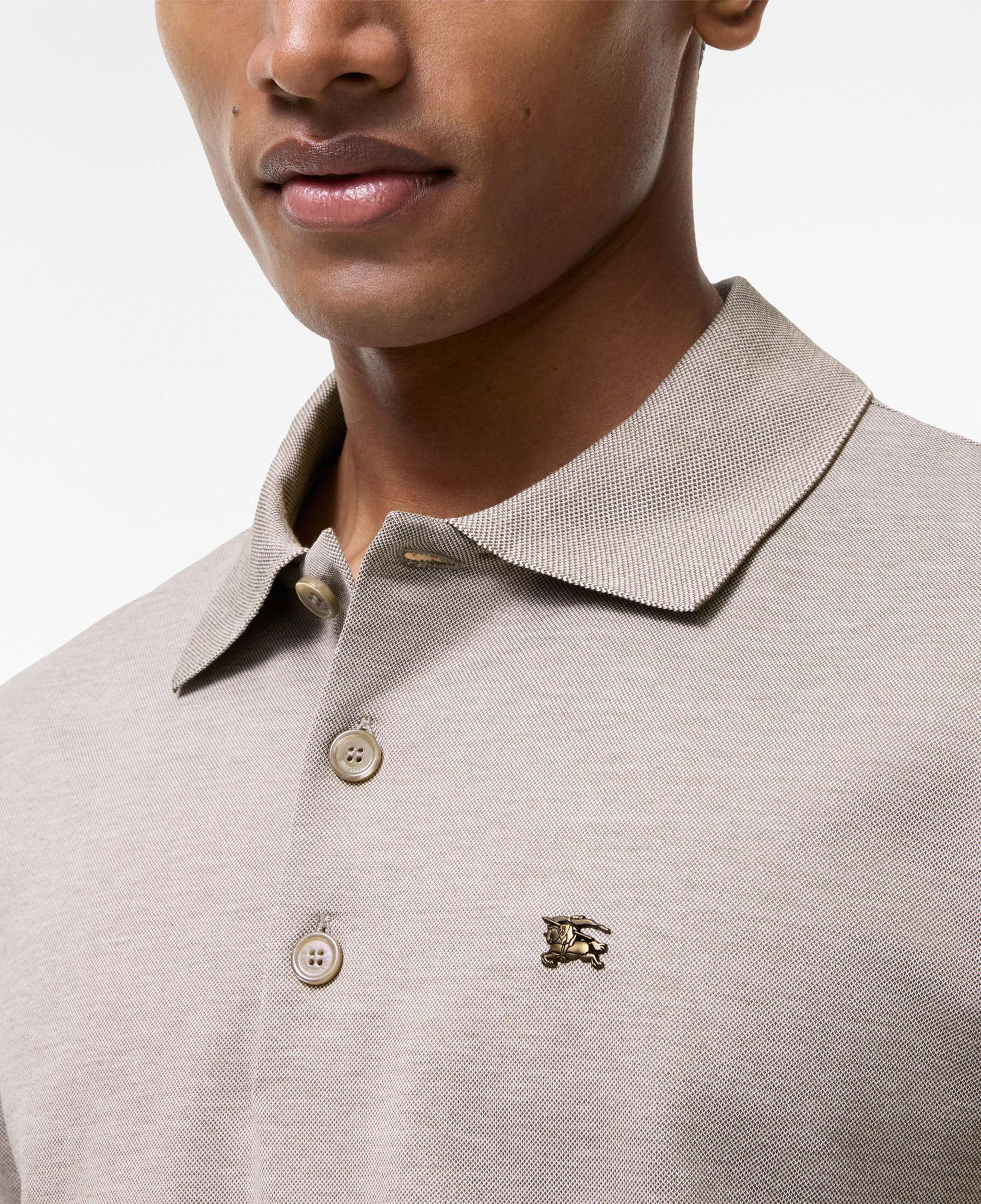 Burberry Evan Med Erkek Gri Polo