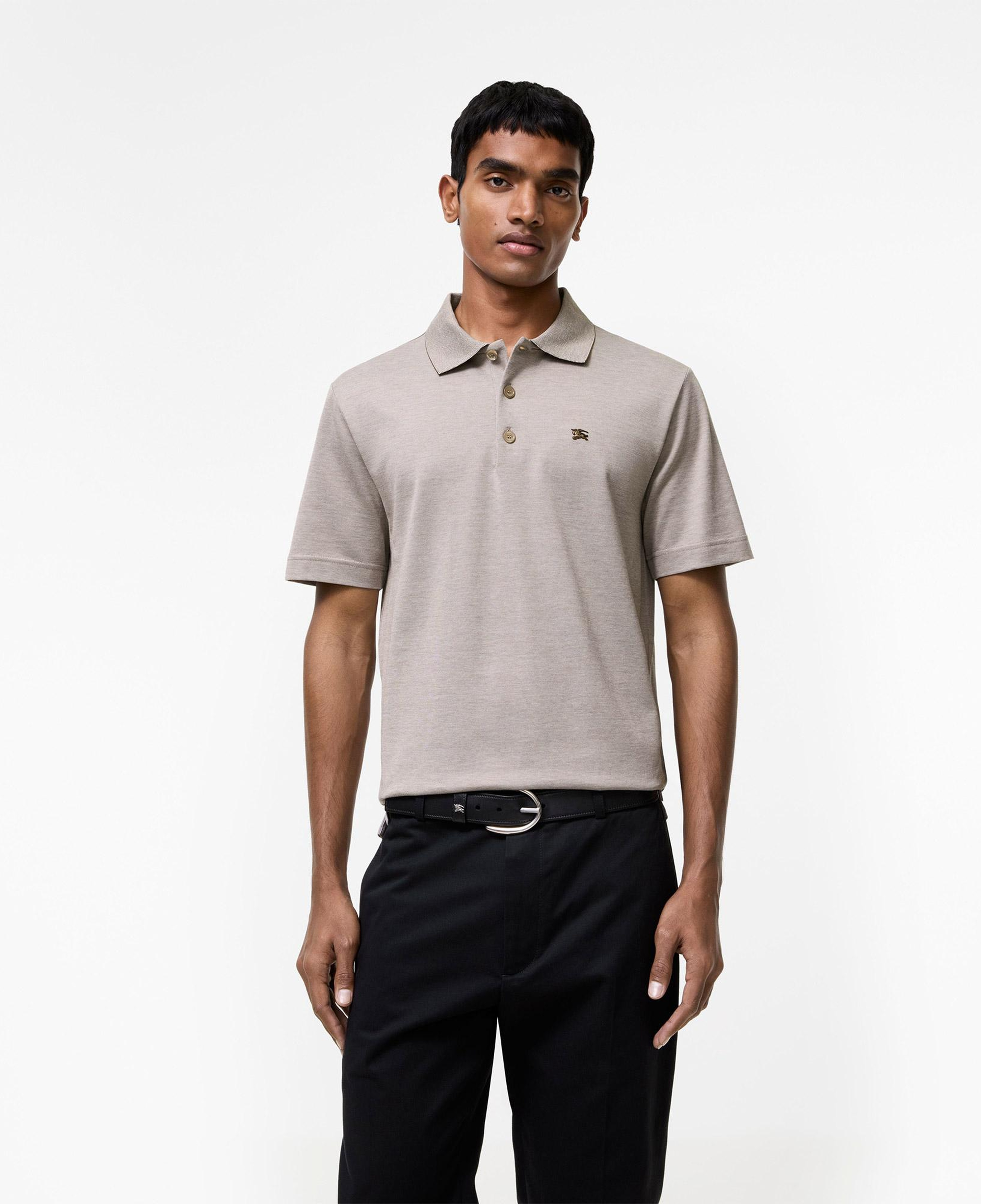 Burberry Evan Med Erkek Gri Polo