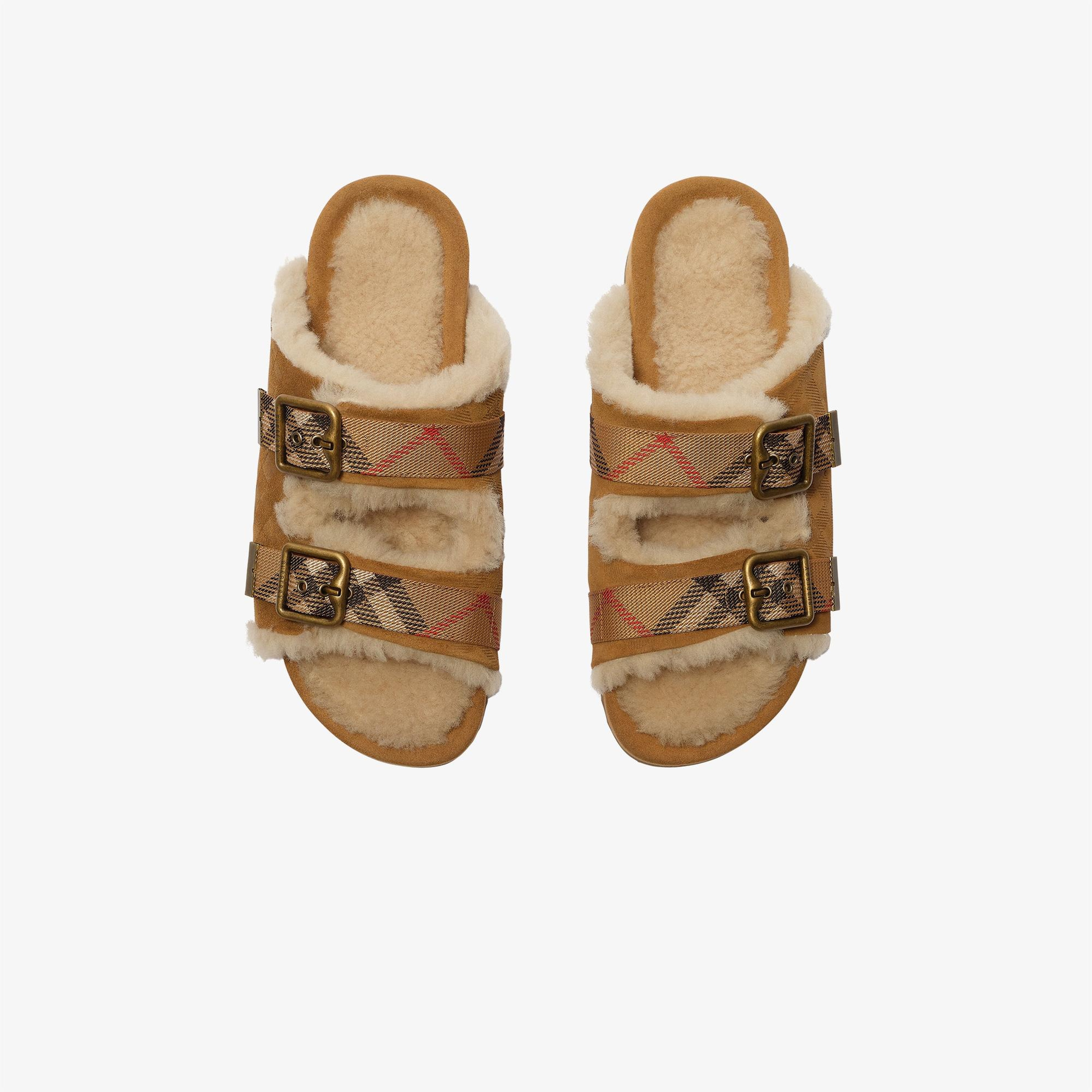 Burberry Urchin Sandal Kadın Kahverengi Sandalet