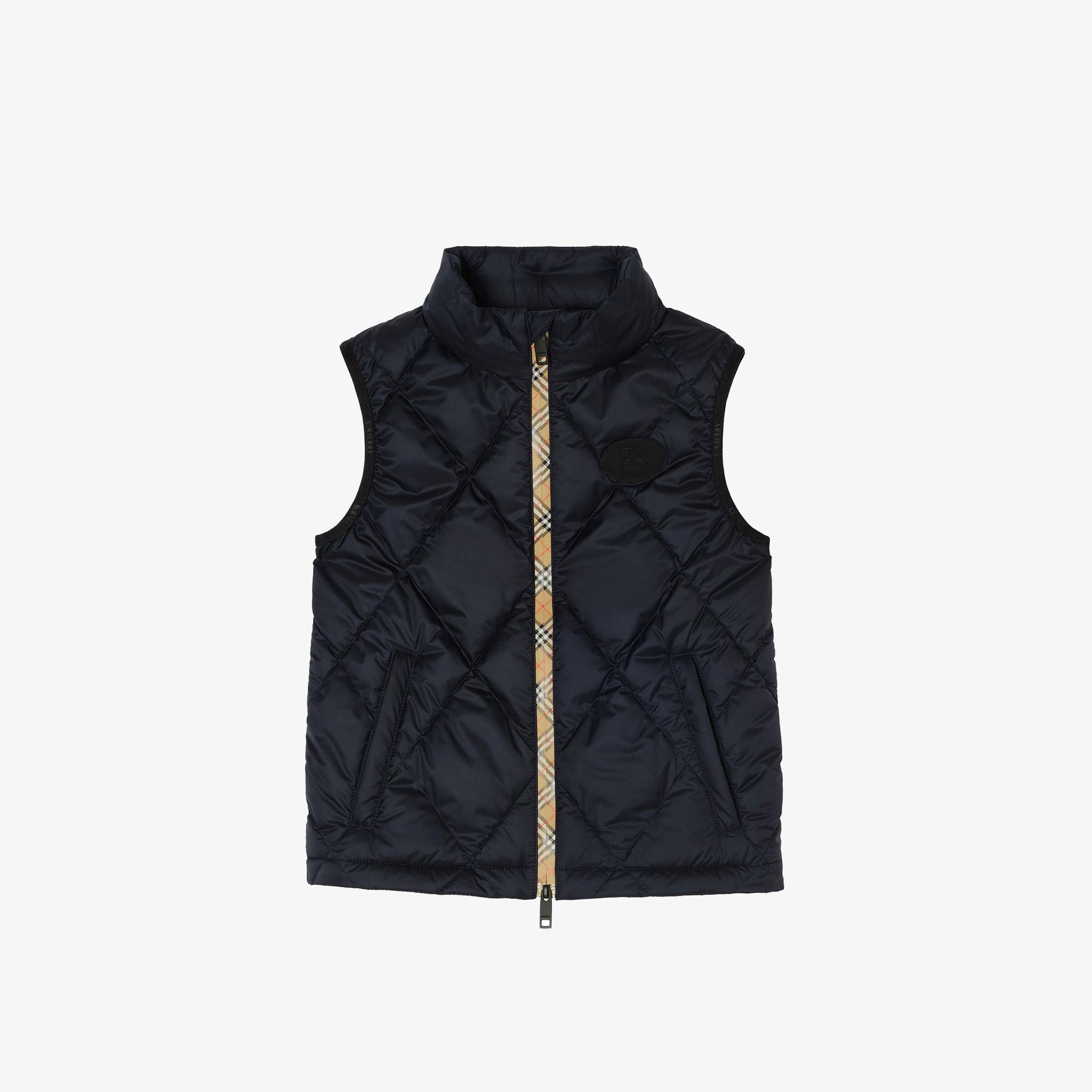 Burberry Cheswick Çocuk Lacivert Mont