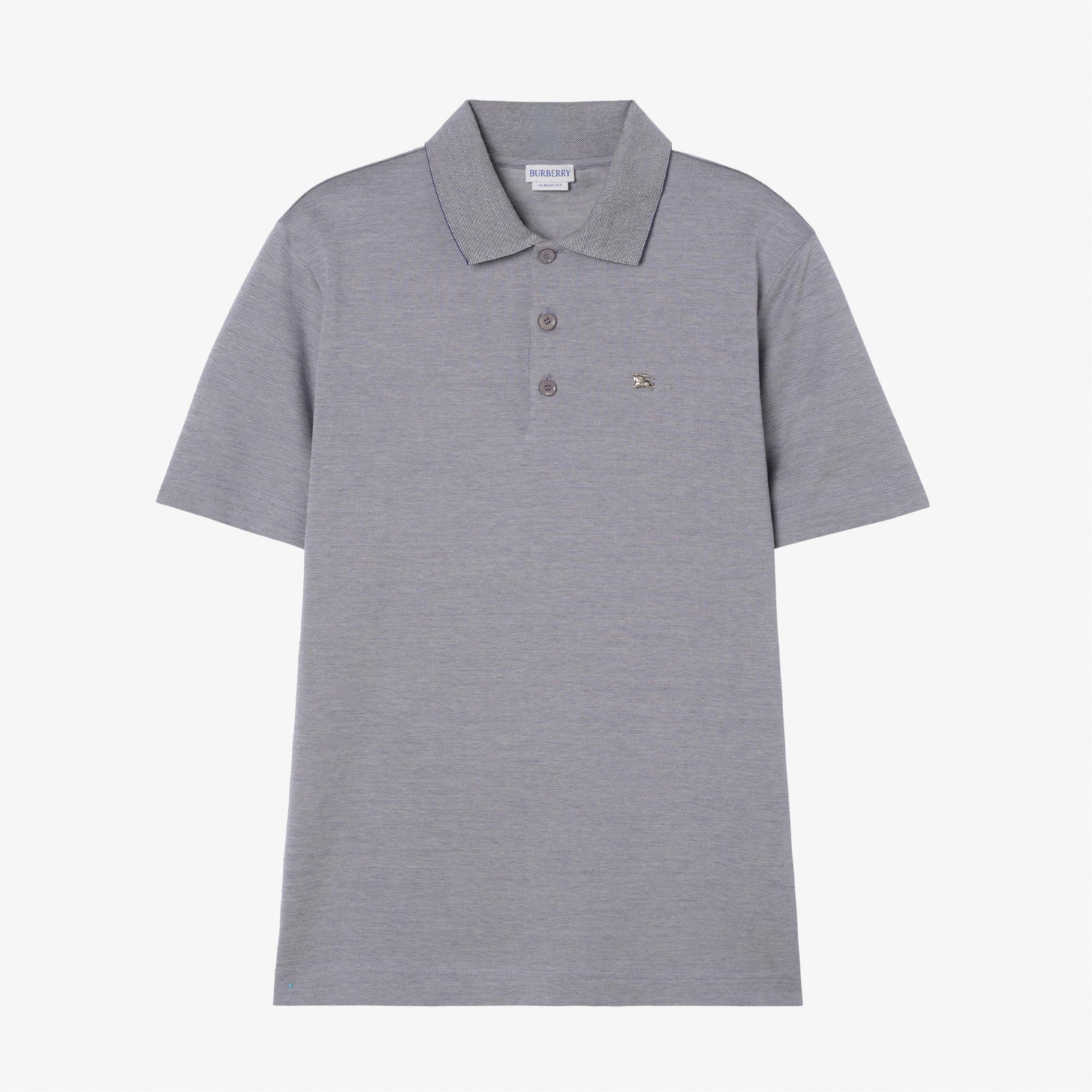 Burberry Evan Med Erkek Gri Polo